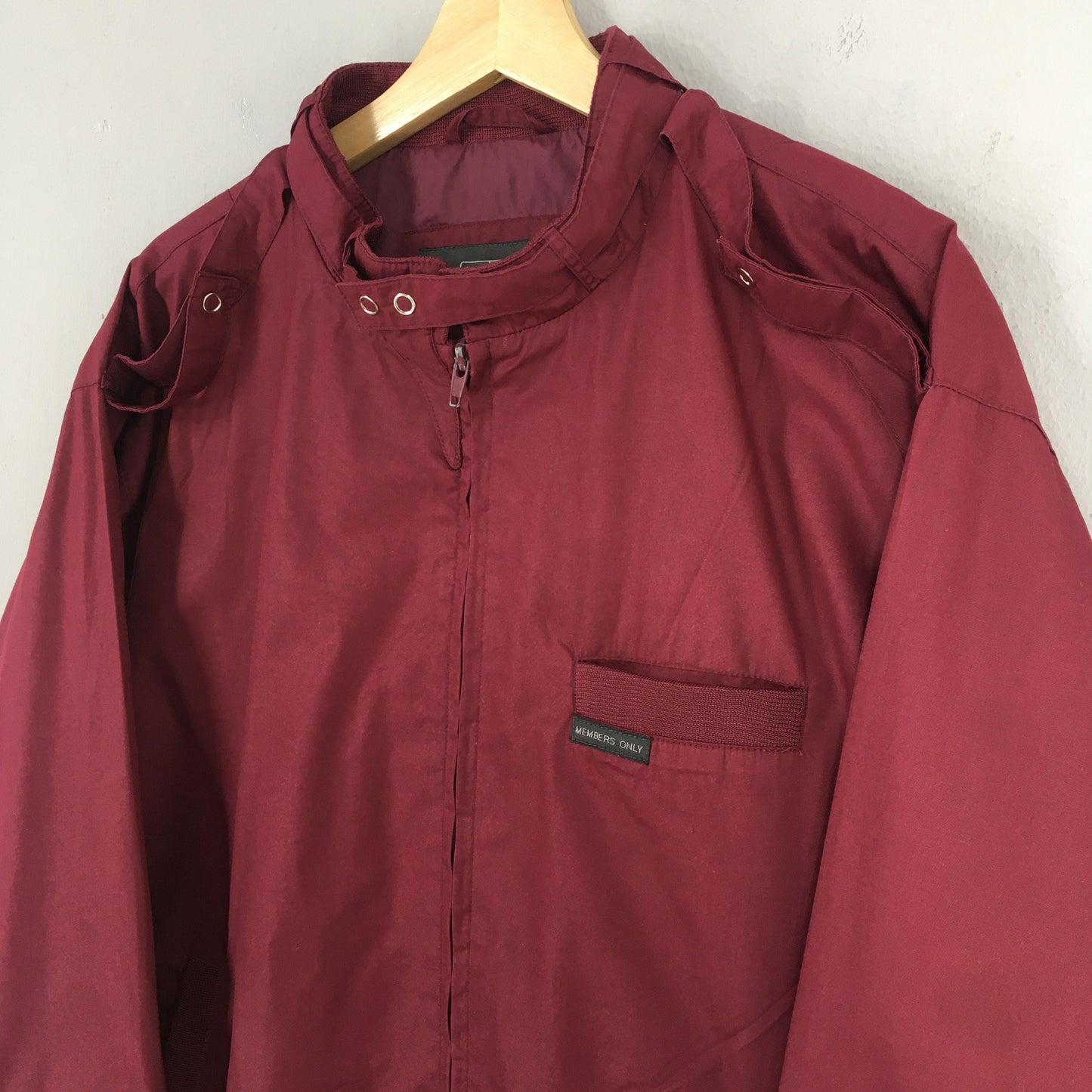 Members Only Harrington Red Jacket Large