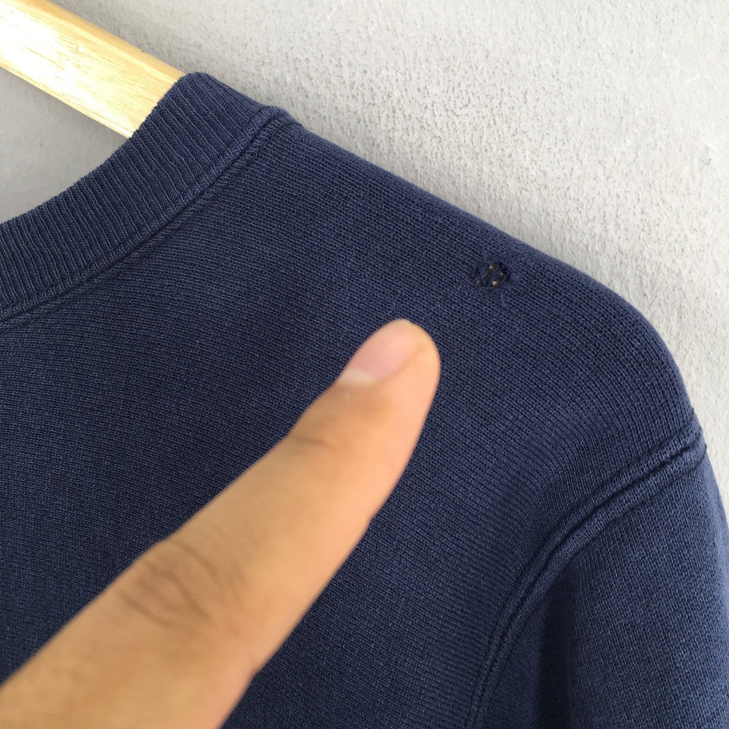 Champion Reverse Weave Blue Sweatshirt Medium