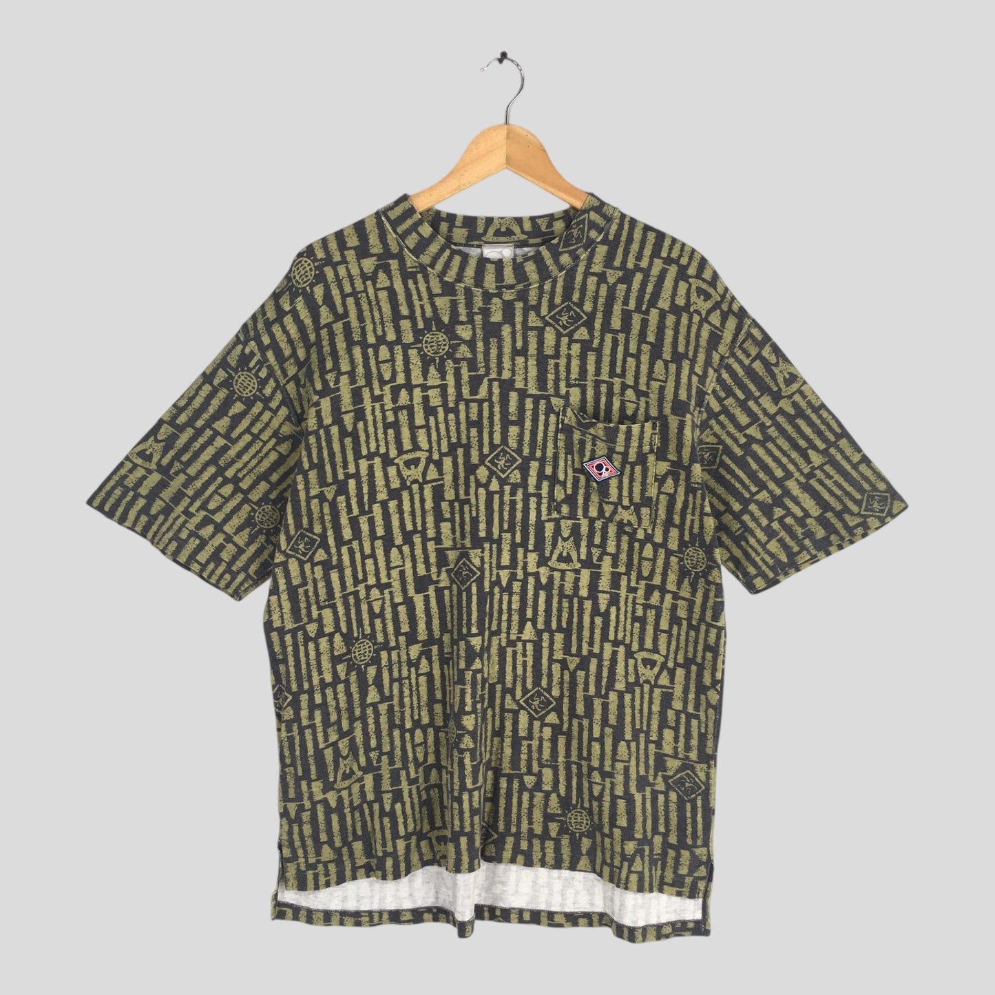 Ocean Pacific Surfer Abstract T shirt Large