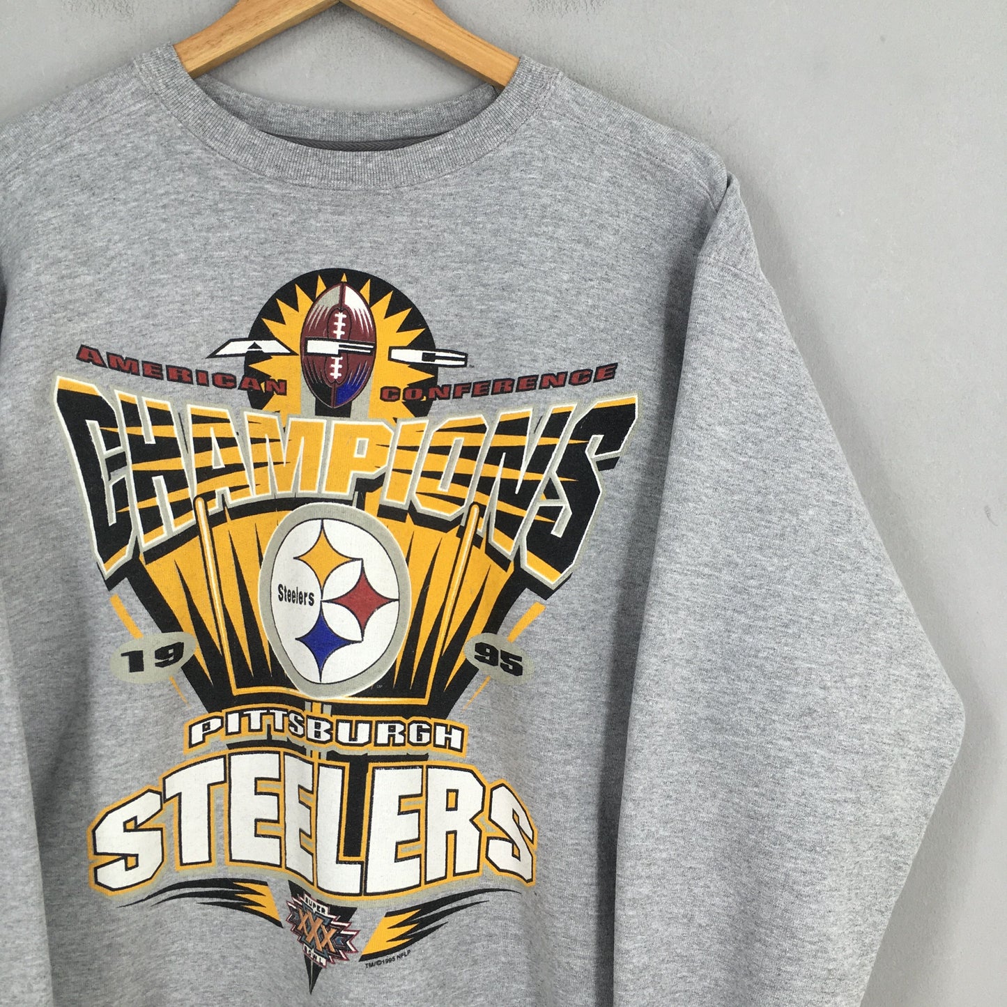 Pittsburgh Steelers NFL Rugby Sweater Medium