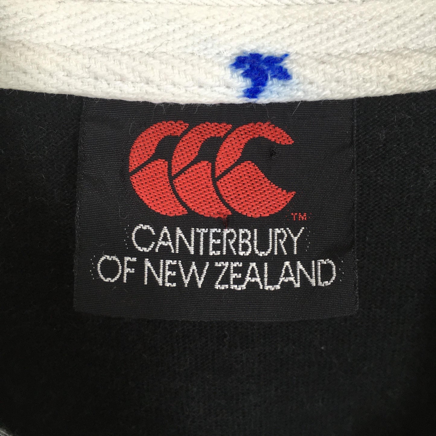 Canterbury Of New Zealand Black Rugby Shirt Medium