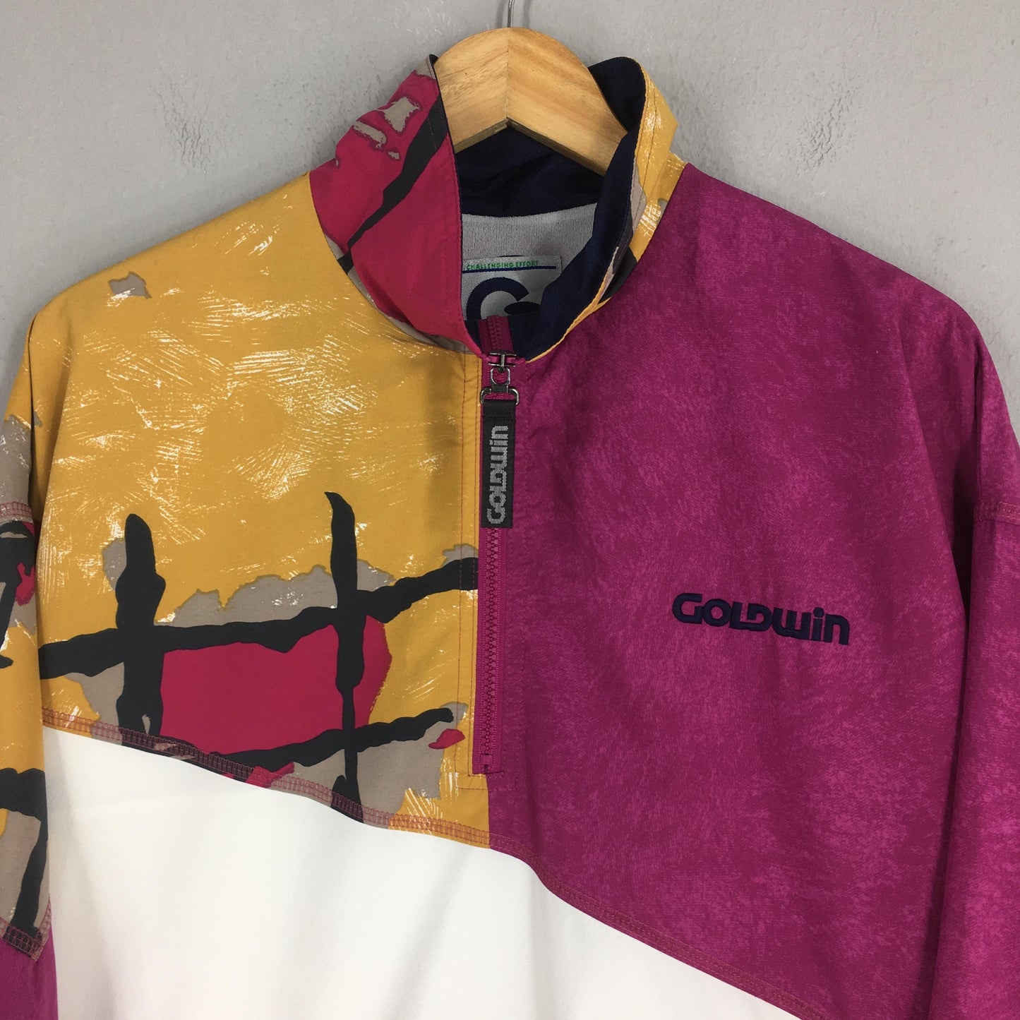 90s Goldwin Japan Windbreaker Jacket Large