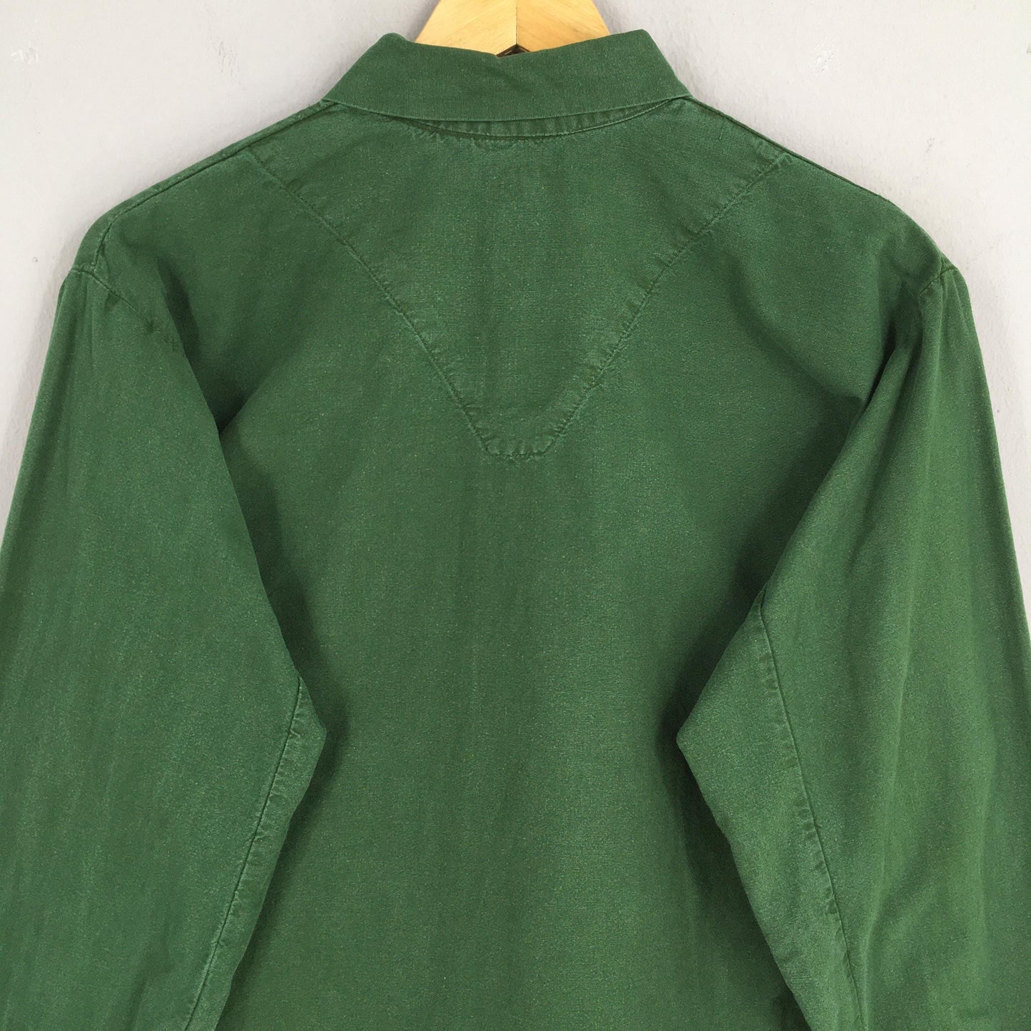 70s M59 Swedish Army Military Shirt Large