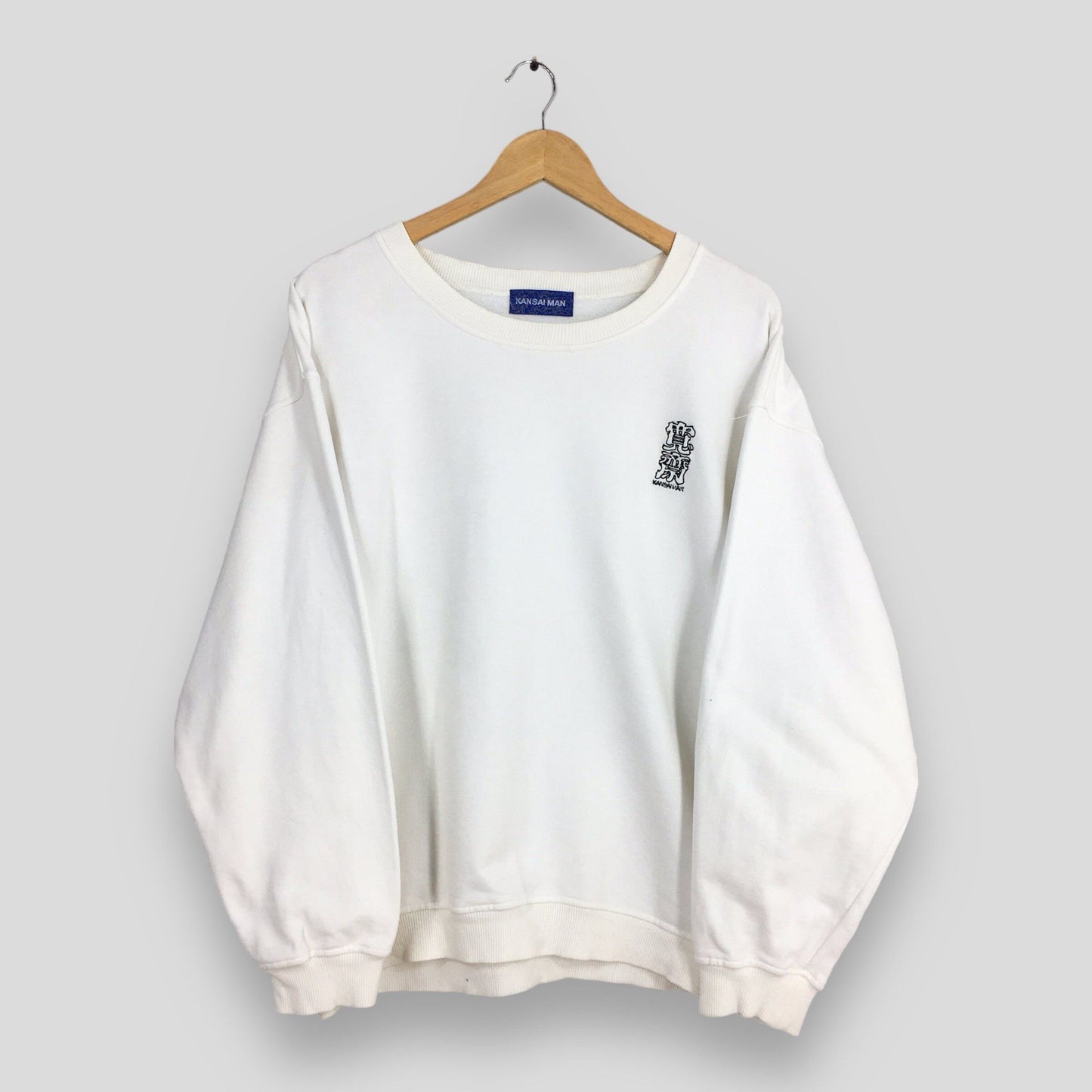 Kansai Man Japan White Sweatshirt Large