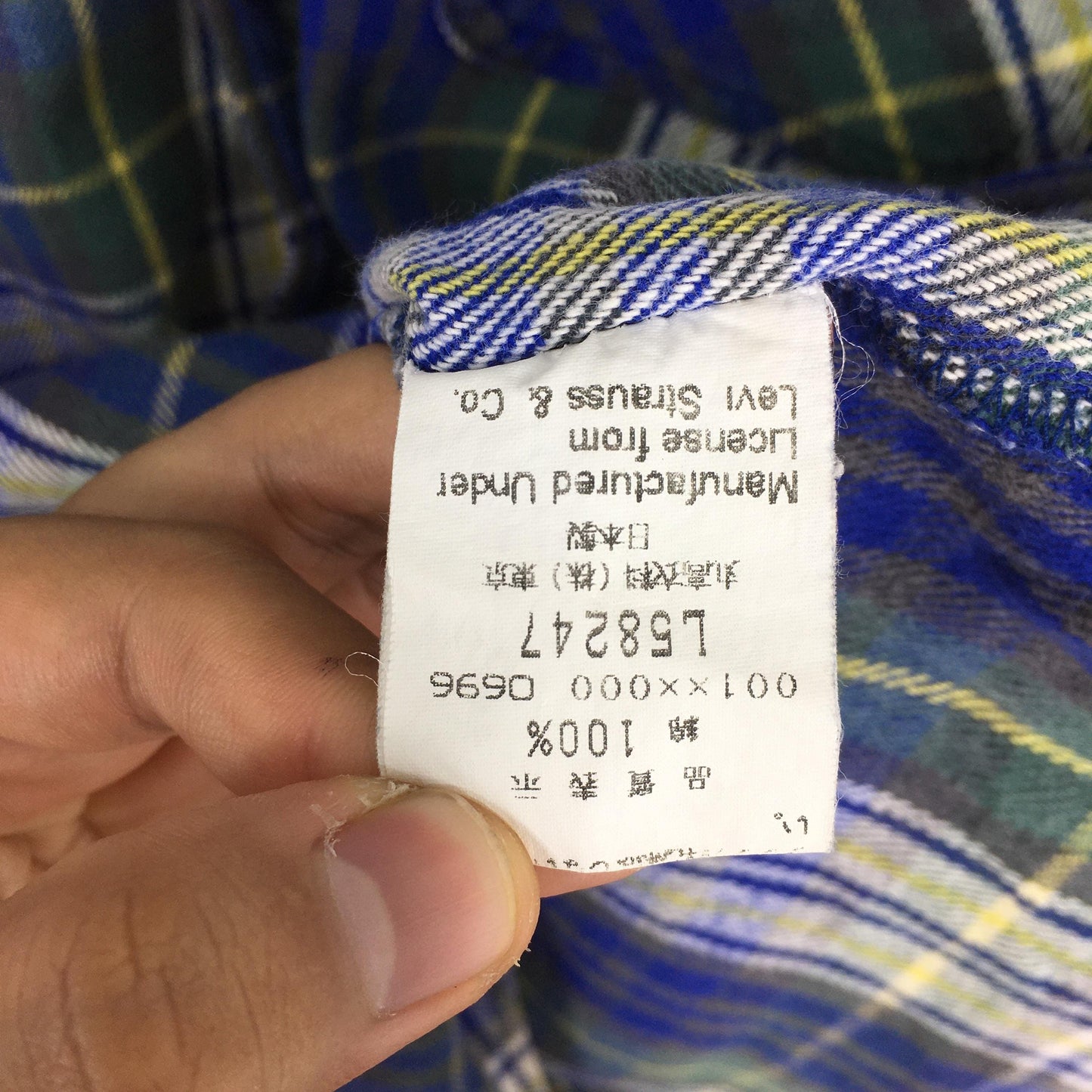 Levis Checkered Multicolor Flannel Shirt Medium