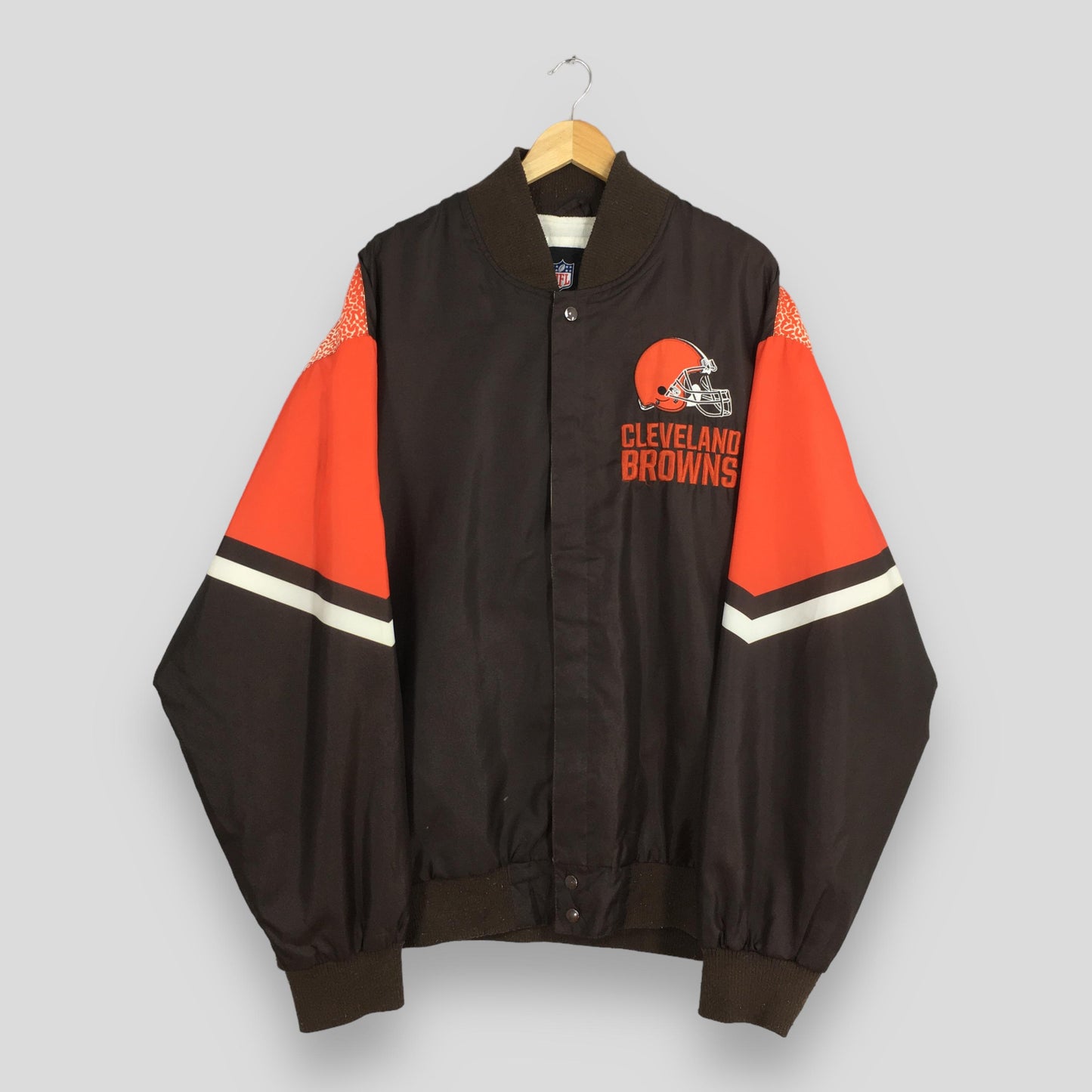 Cleveland Browns Rugby NFL Bomber Jacket 4XLarge