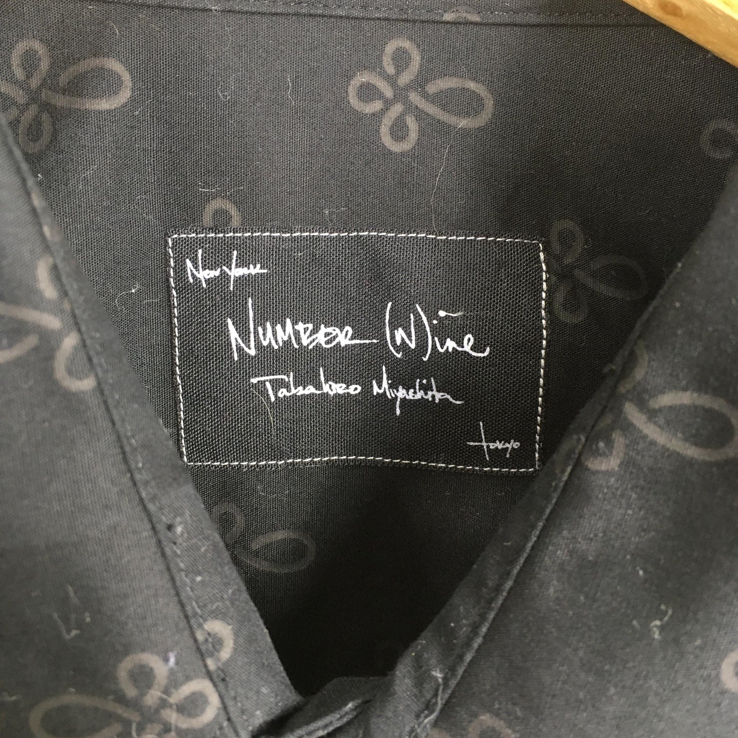 Number (N)ine Black Oxfords Shirt Medium