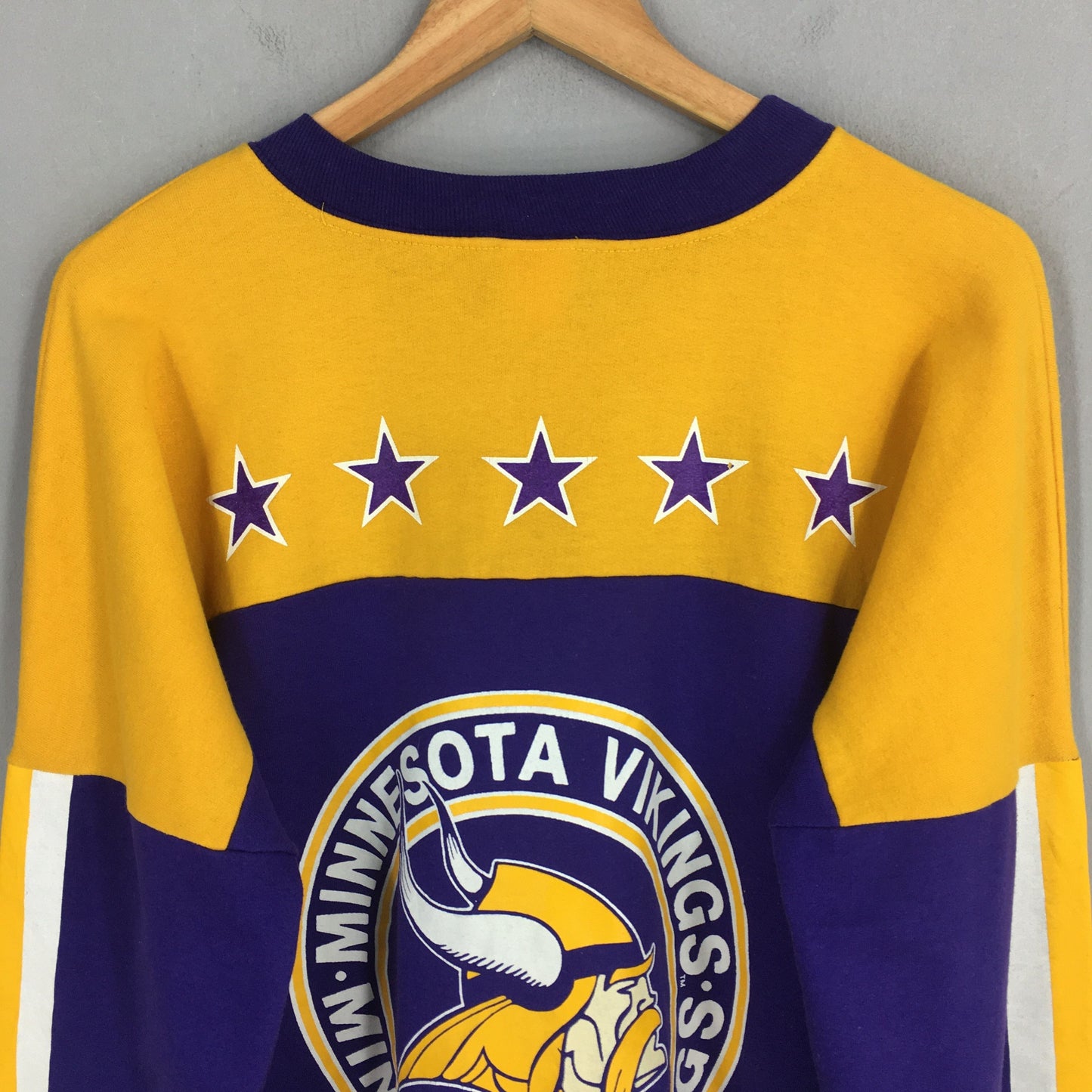 Minnesota Vikings NFL Rugby Sweatshirt Large