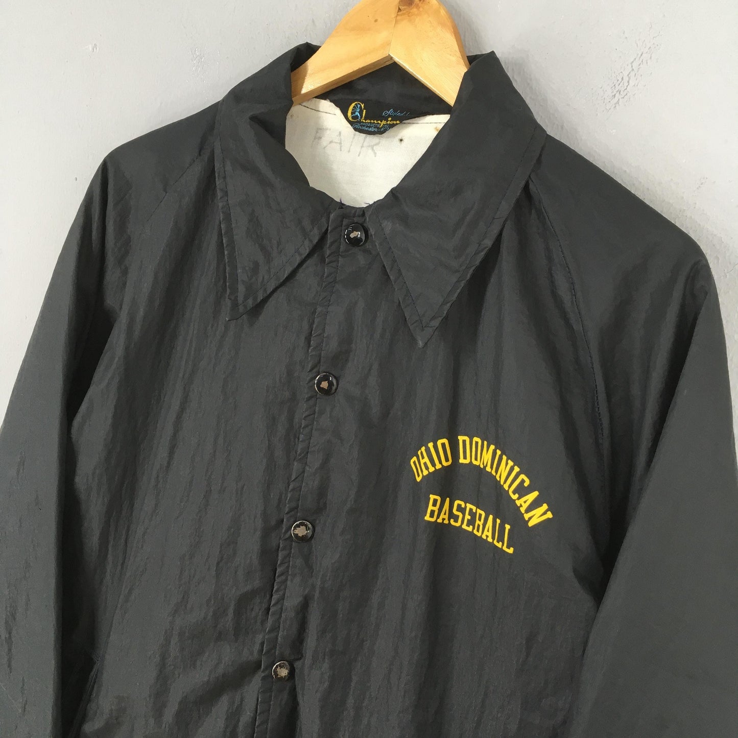 1950's Champion Ohio Dominican Baseball Windbreaker Jacket XLarge