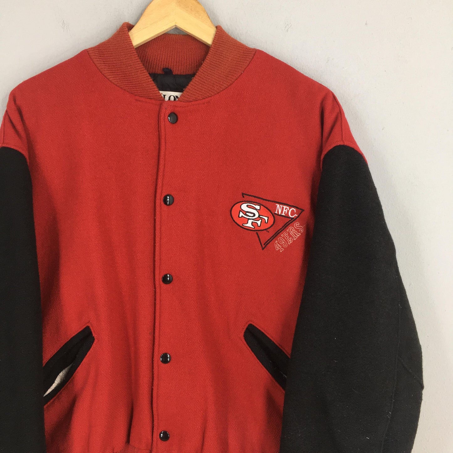 San Francisco 49ers NFL Wool Varsity Jacket XLarge