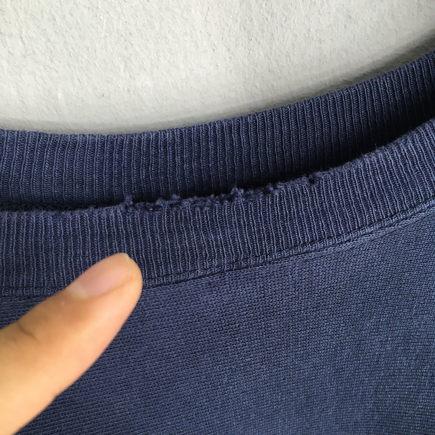 Champion Reverse Weave Blue Sweatshirt Medium