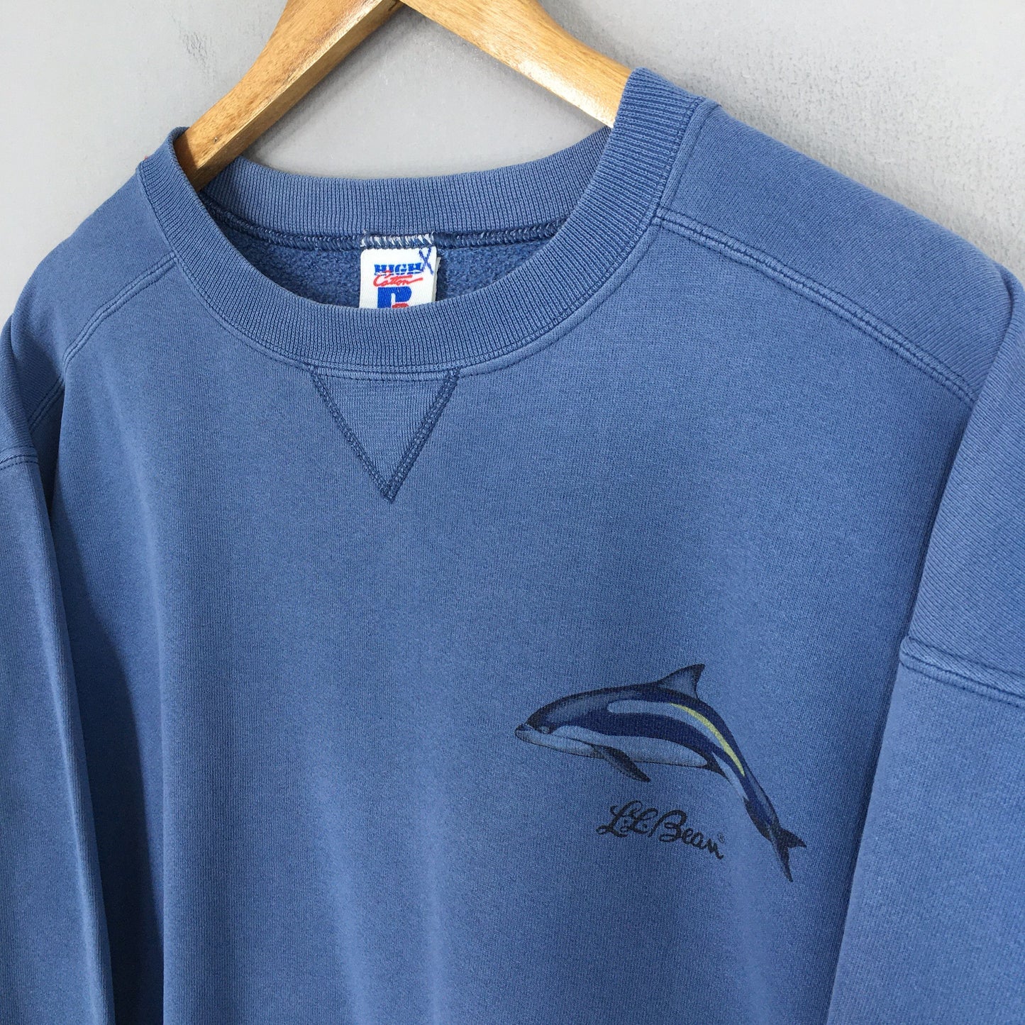 LL Bean Blue Sweatshirt Medium