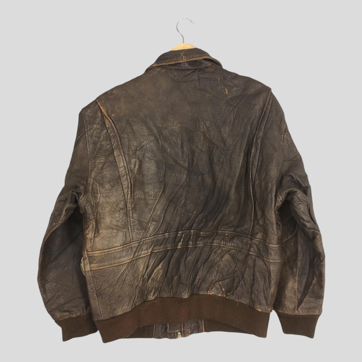 Art Glenhill Army Air Force Leather Type A-2 Jacket Large