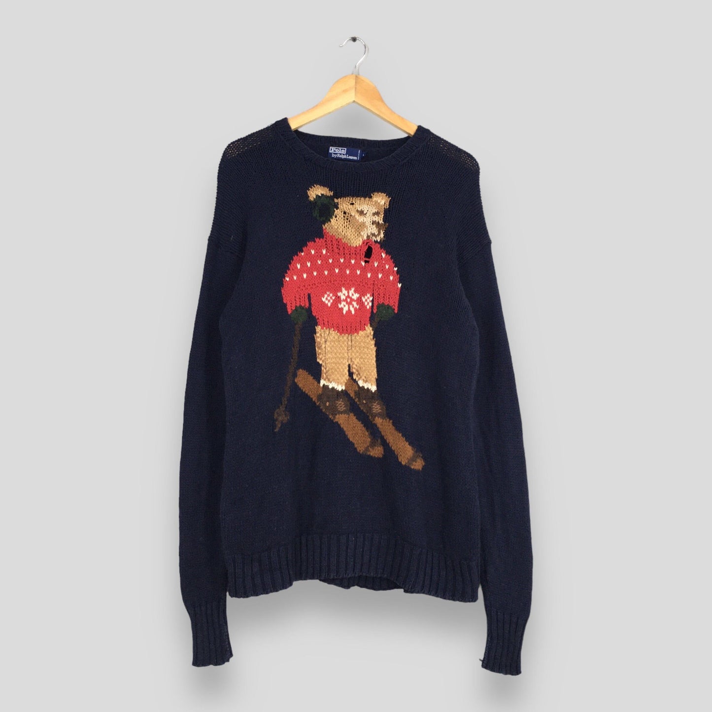 Polo Bear Ralph Lauren Knit Sweater Medium