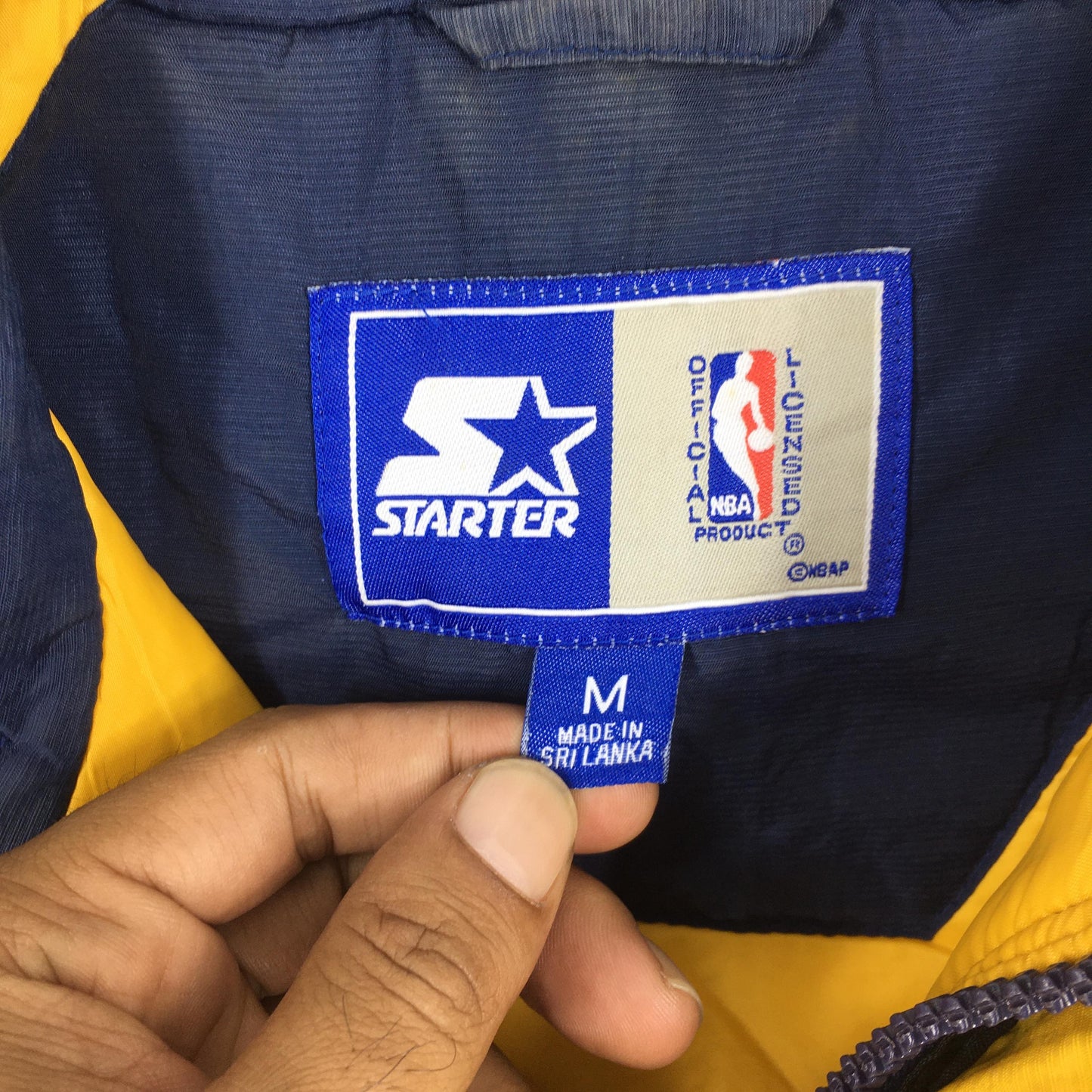 Indiana Pacers Nba Basketball Jacket Medium