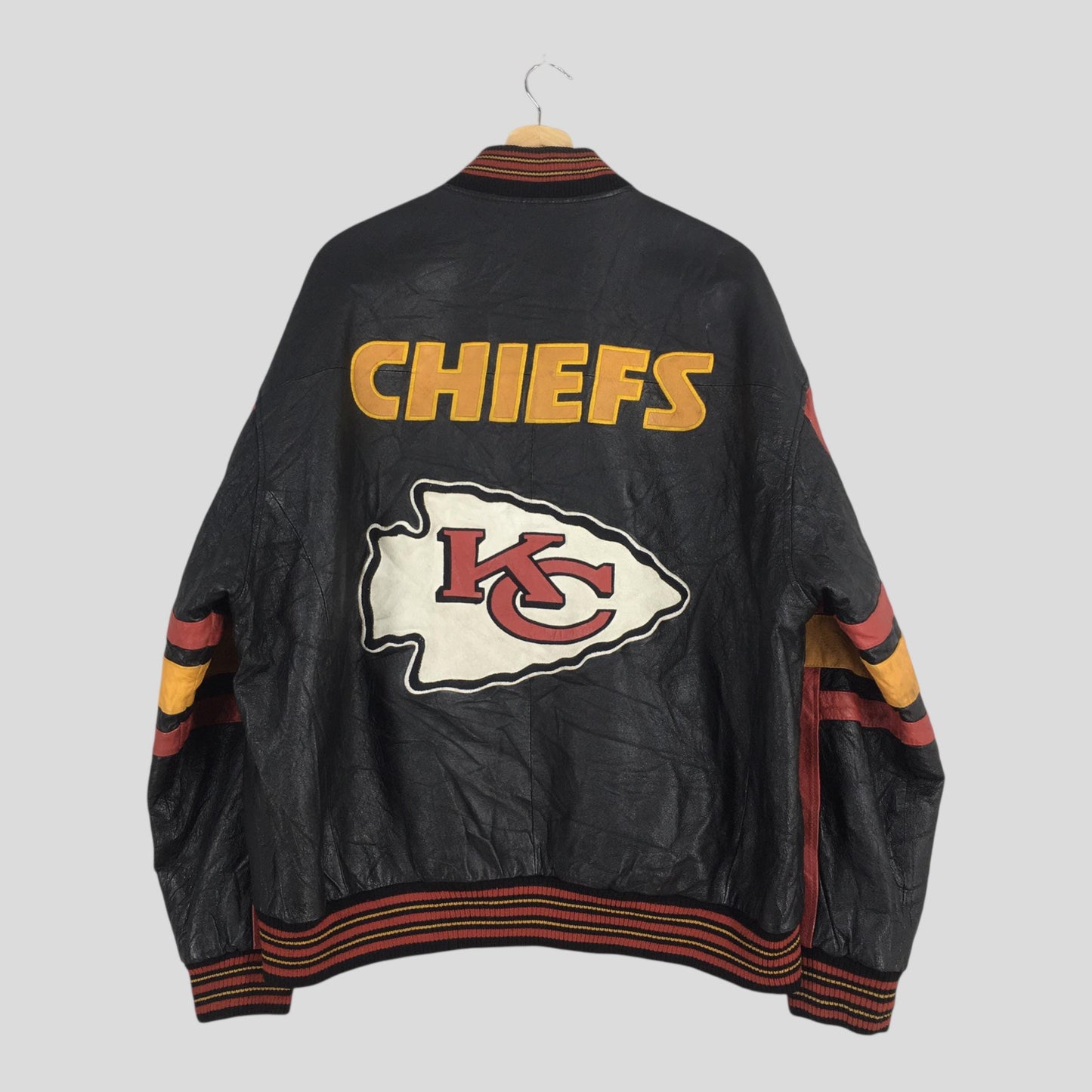 Kansas City Chiefs Nfl Football Carl Banks Varsity Jacket XLarge