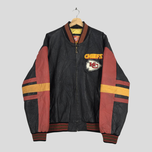 Kansas City Chiefs Nfl Football Carl Banks Varsity Jacket XLarge