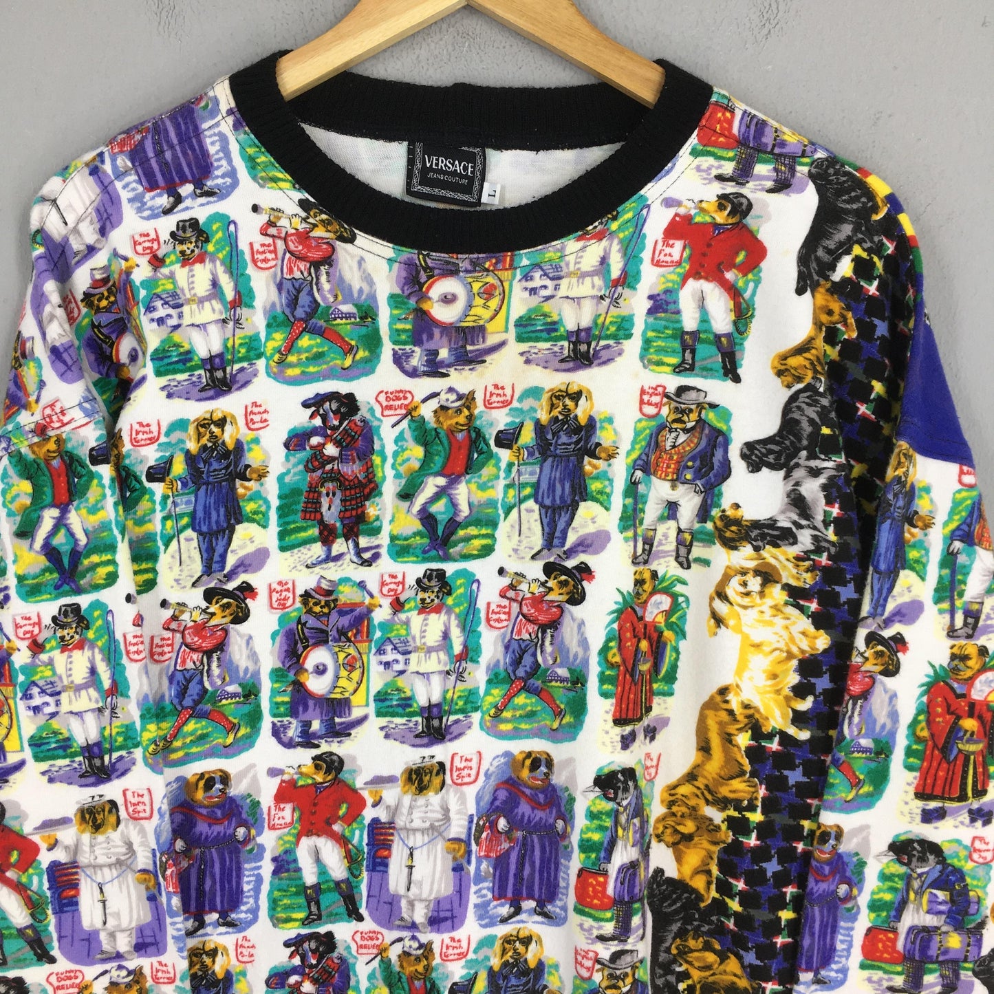 Versace Jeans Couture Multicolor Tshirt Large