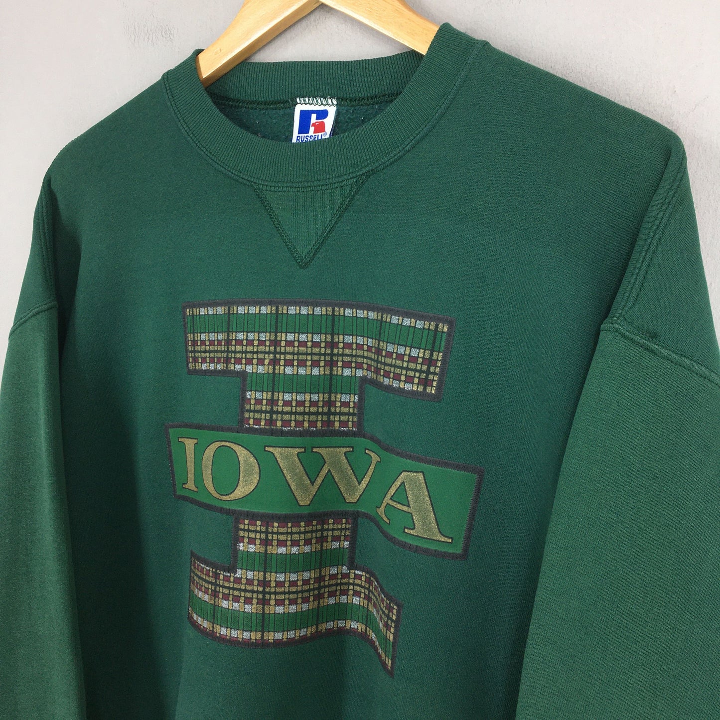 Iowa State Spell Out Printed Sweatshirt XLarge