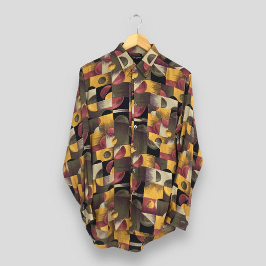 Guy Laroche Paris Funky Abstract Shirt Large