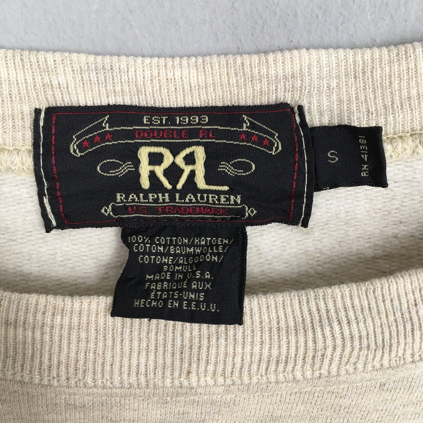 Polo Double RL Ralph Lauren Sweatshirt Small