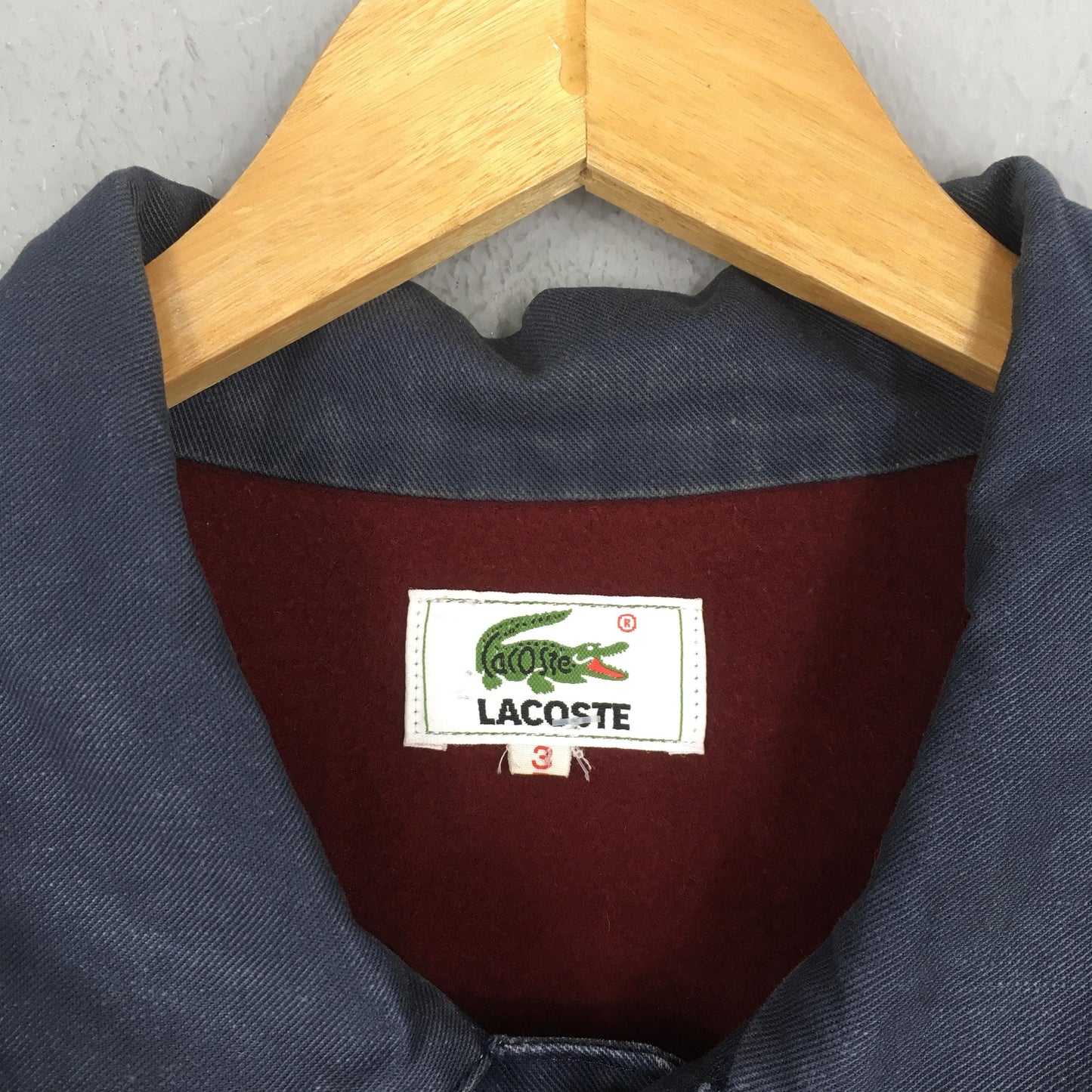 Lacoste Denim Workers Jacket Large