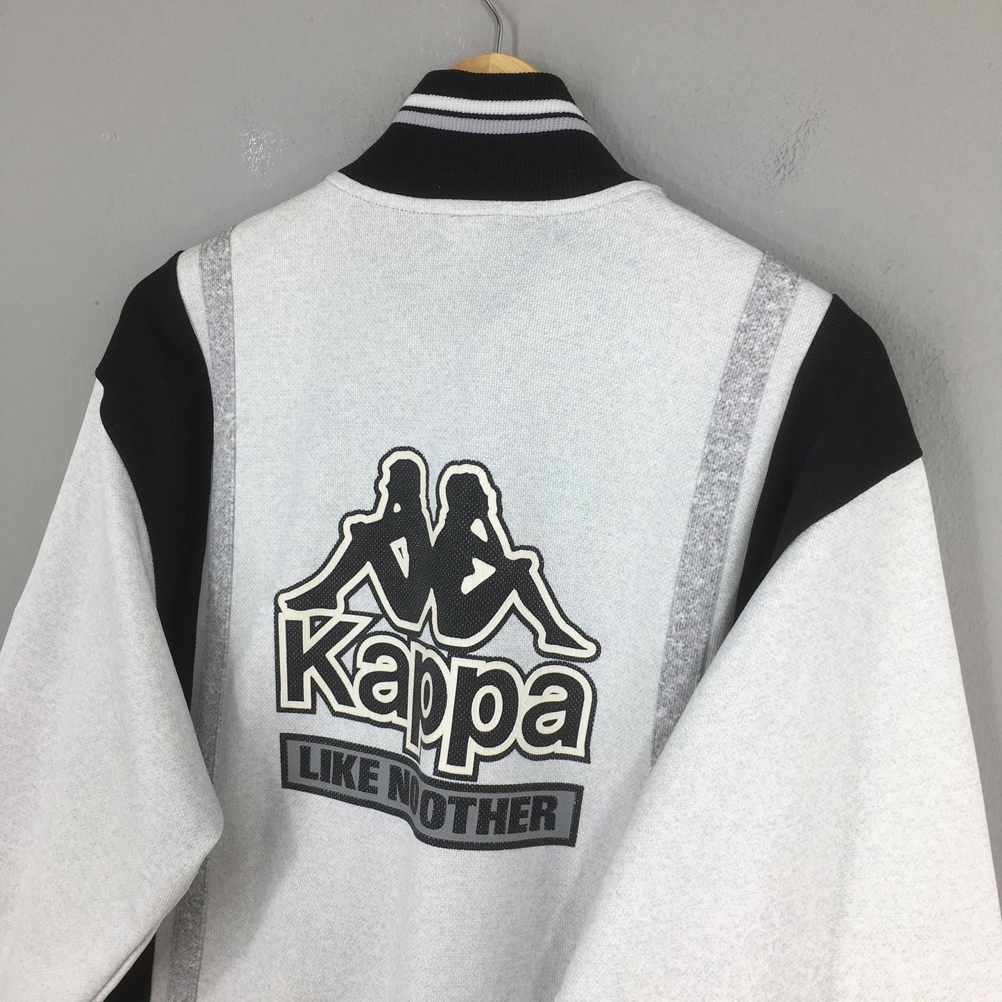 90s Kappa Sport White Track Top Jacket Large