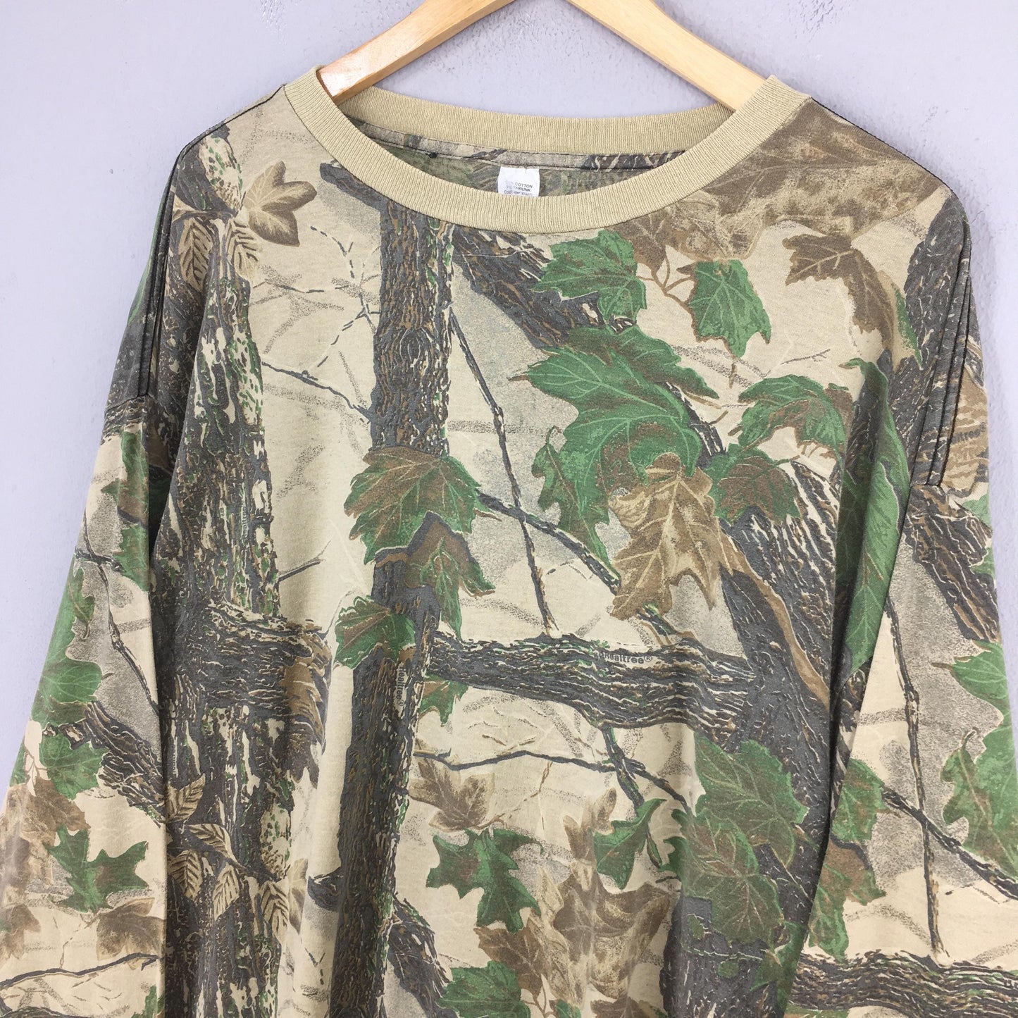 90's Real Tree Camo Longsleeve T shirt 2XLarge