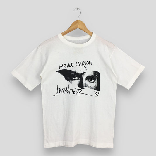 Michael Jackson Japan Tour White Tshirt Small