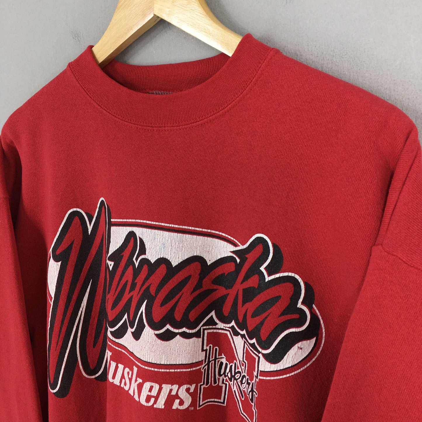 Nebraska Huskers Football Sweatshirt Large