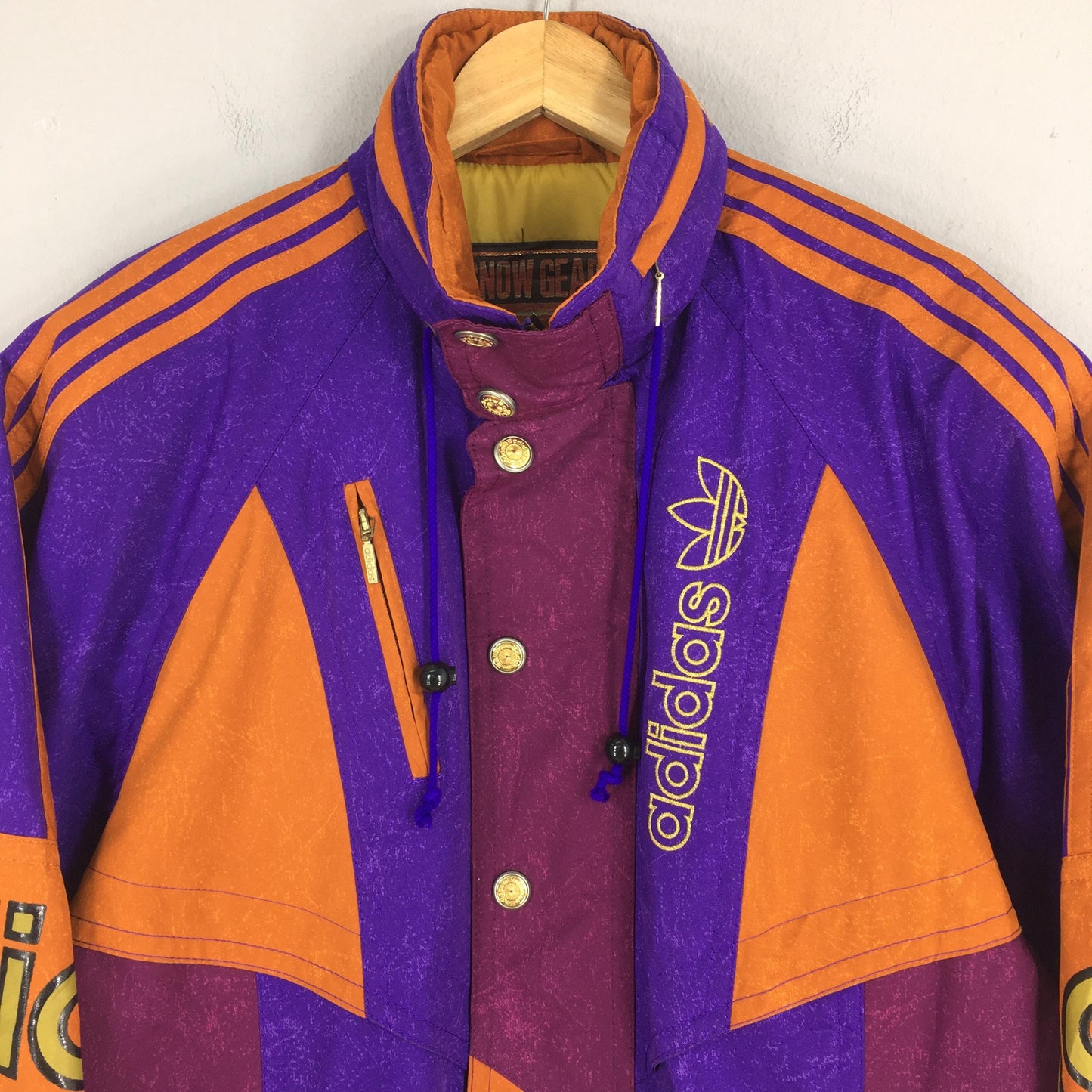 Adidas Trefoil Ski Multicolor Jacket Large
