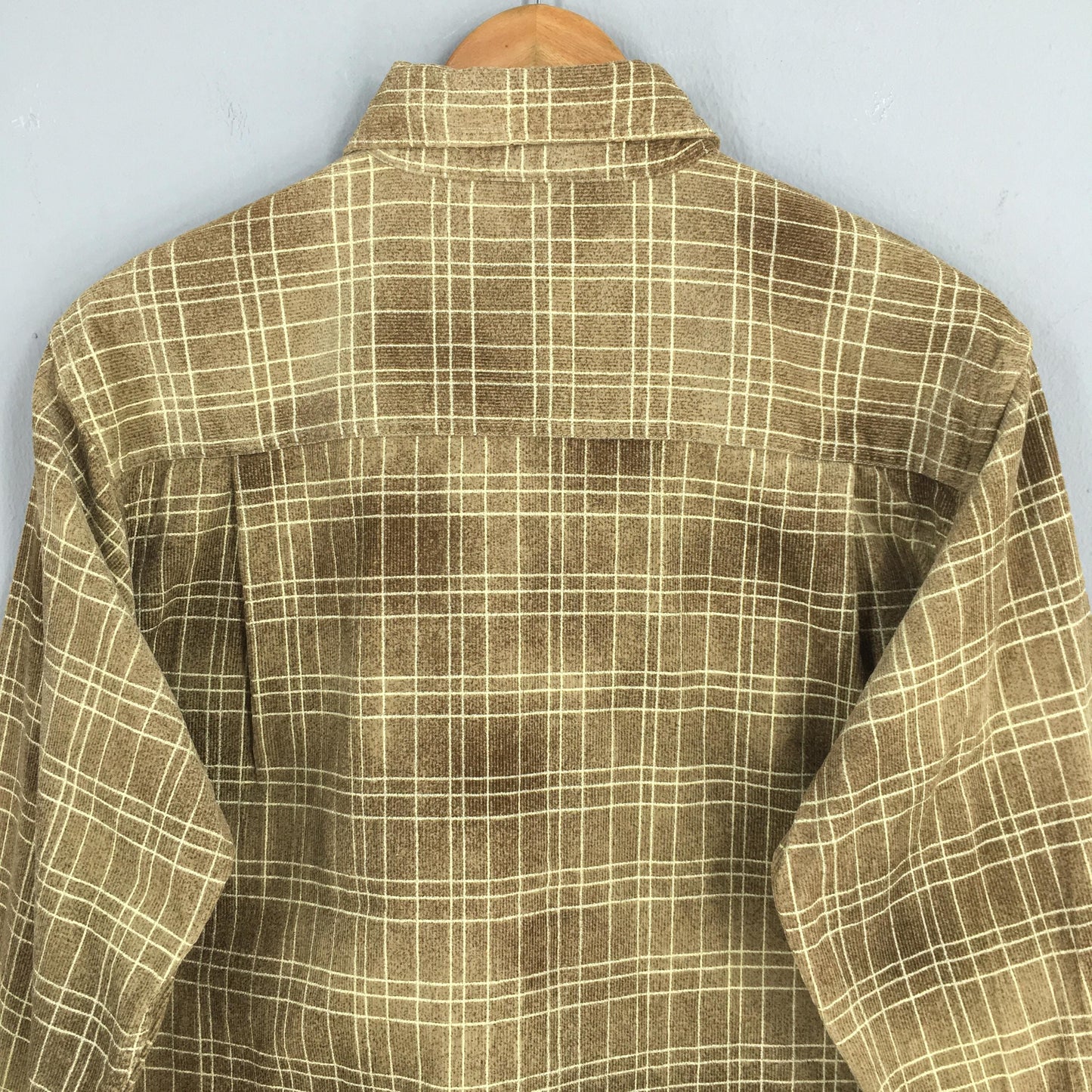 Eagle Club Checkered Brown Shirt Flannel Medium