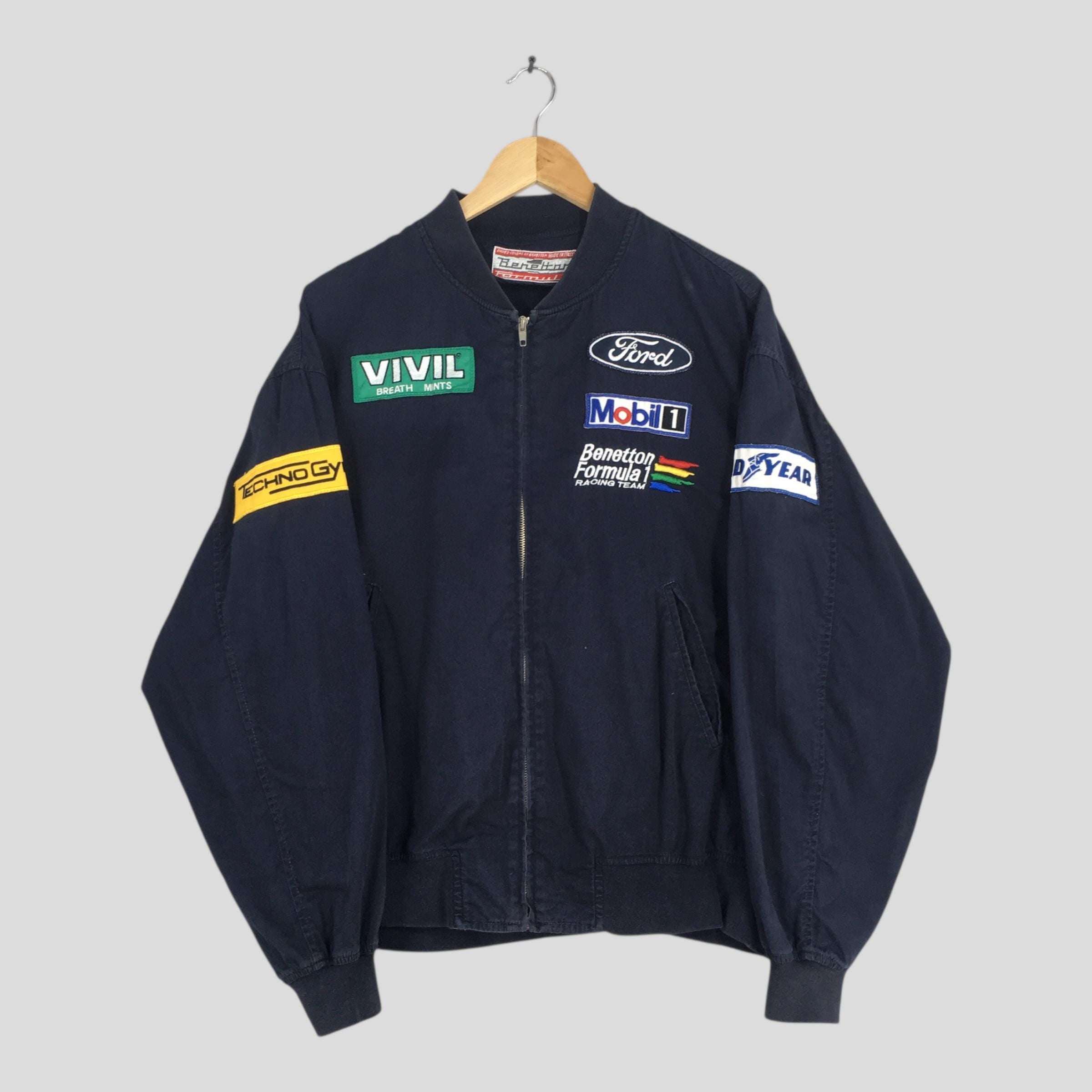 Benetton Mild Seven Formula 1 Embroidered Jacket Large – axevin