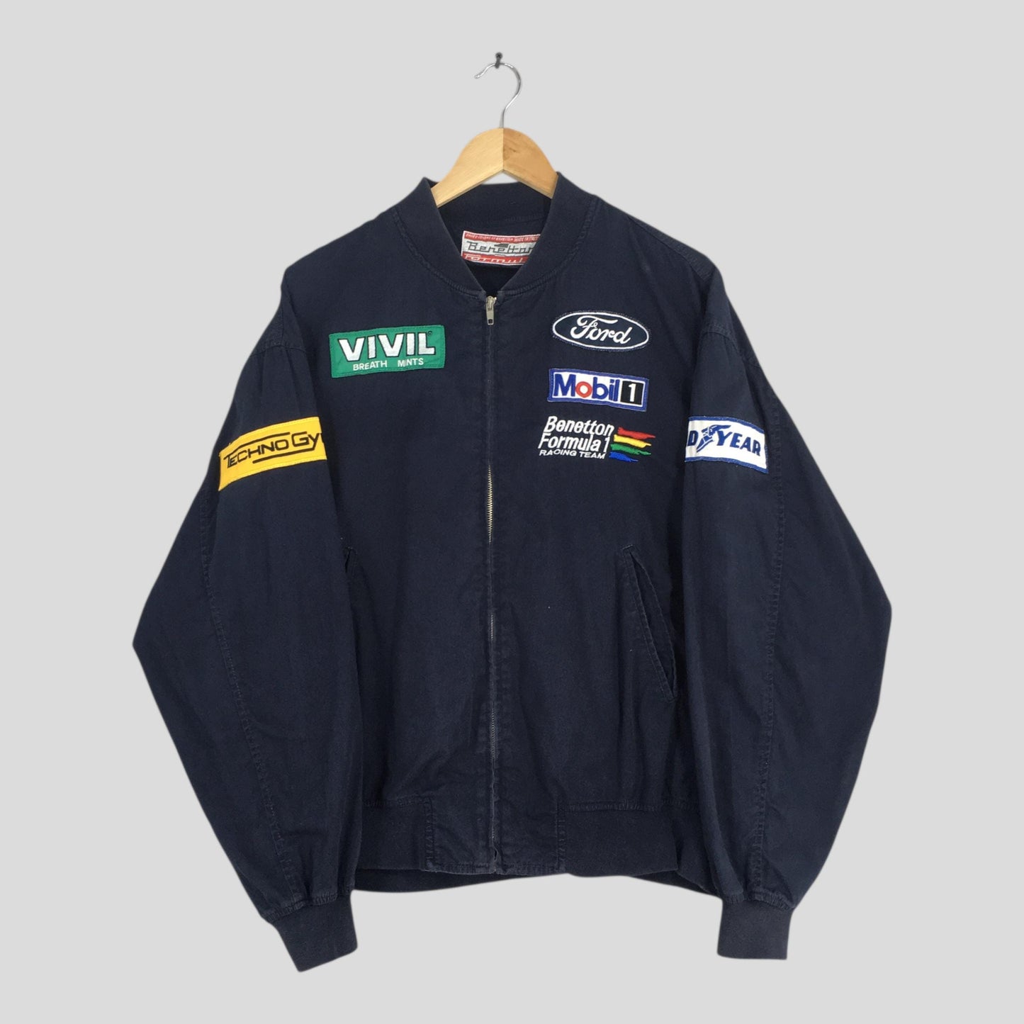 Benetton Mild Seven Formula 1 Embroidered Jacket Large