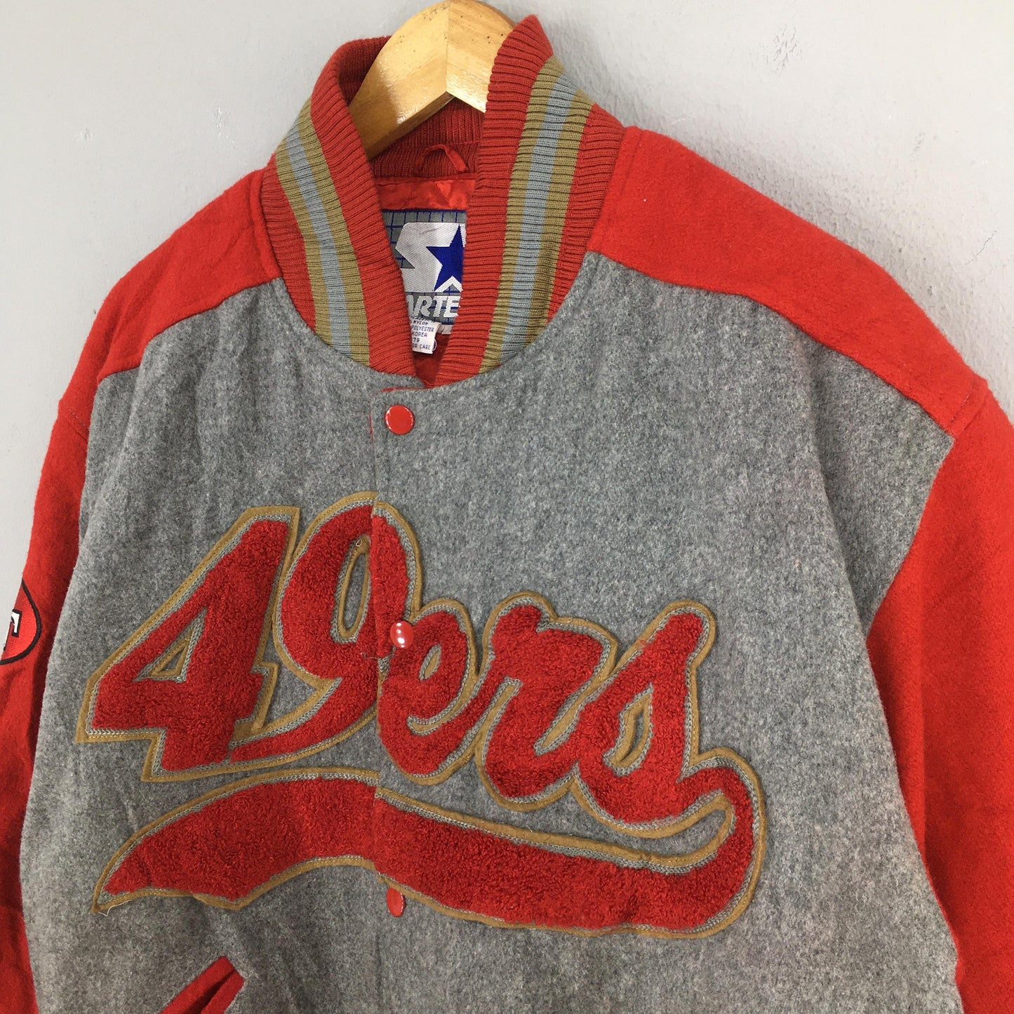 San Francisco 49ers NFL Varsity Wool Jacket Medium