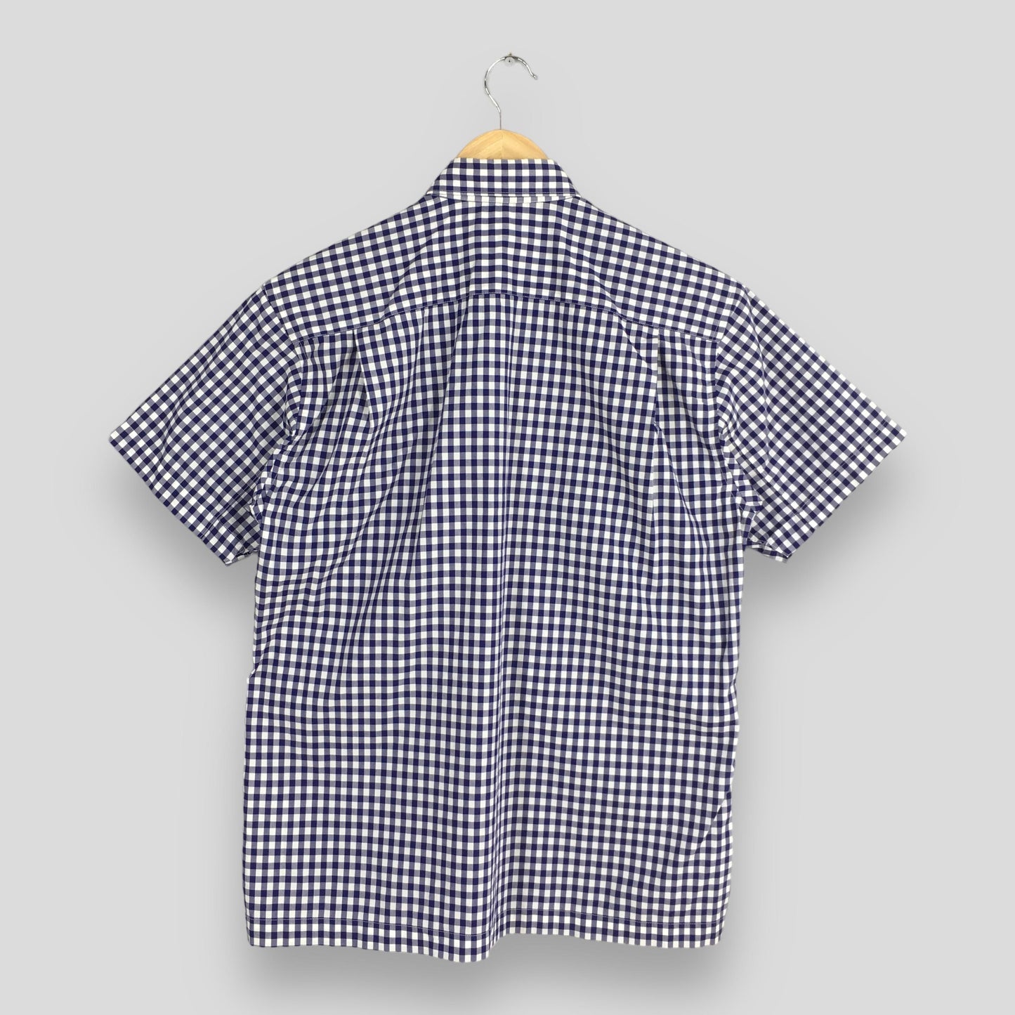 Comme Des Garcons Shirt Checkered Blue Shirt