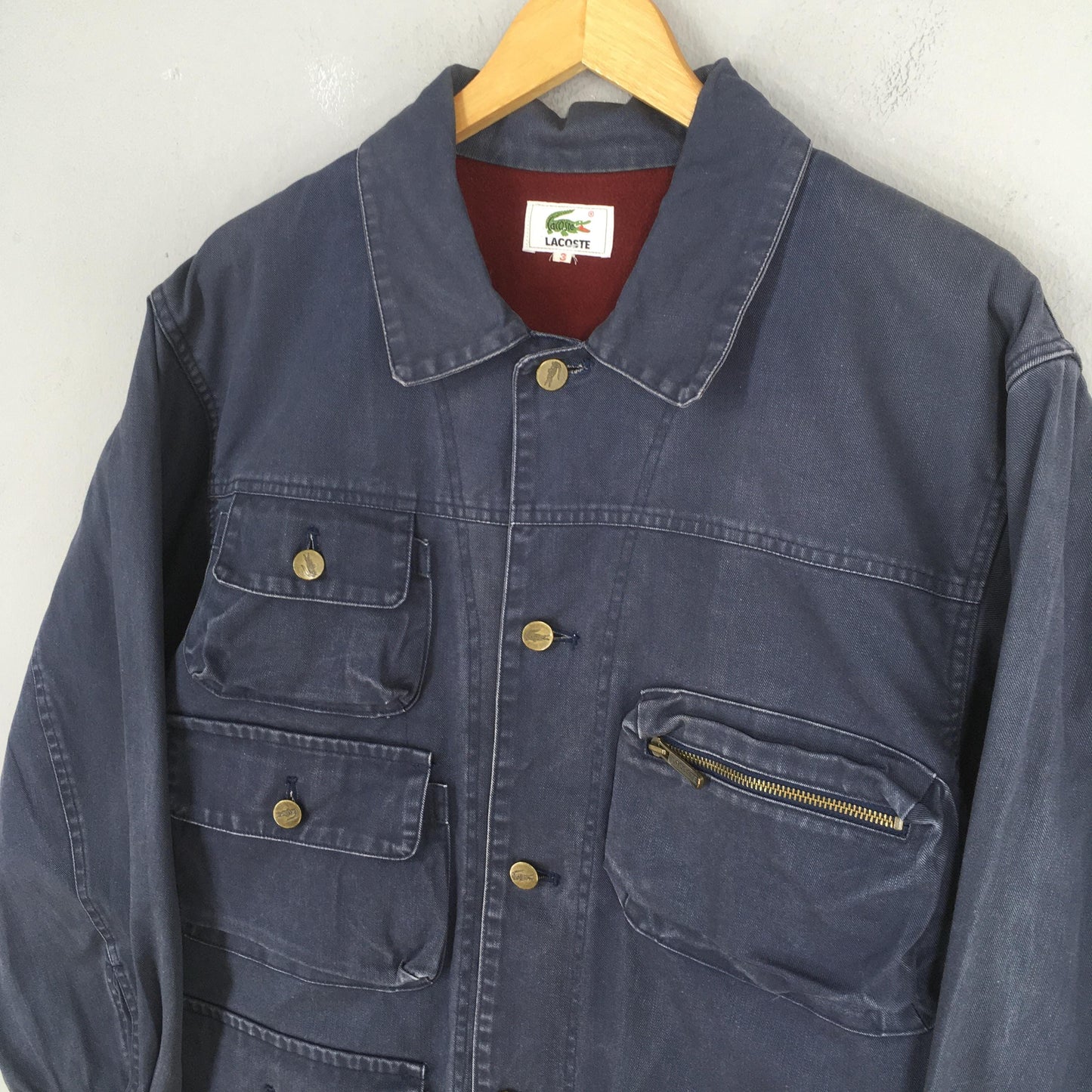 Lacoste Denim Workers Jacket Large
