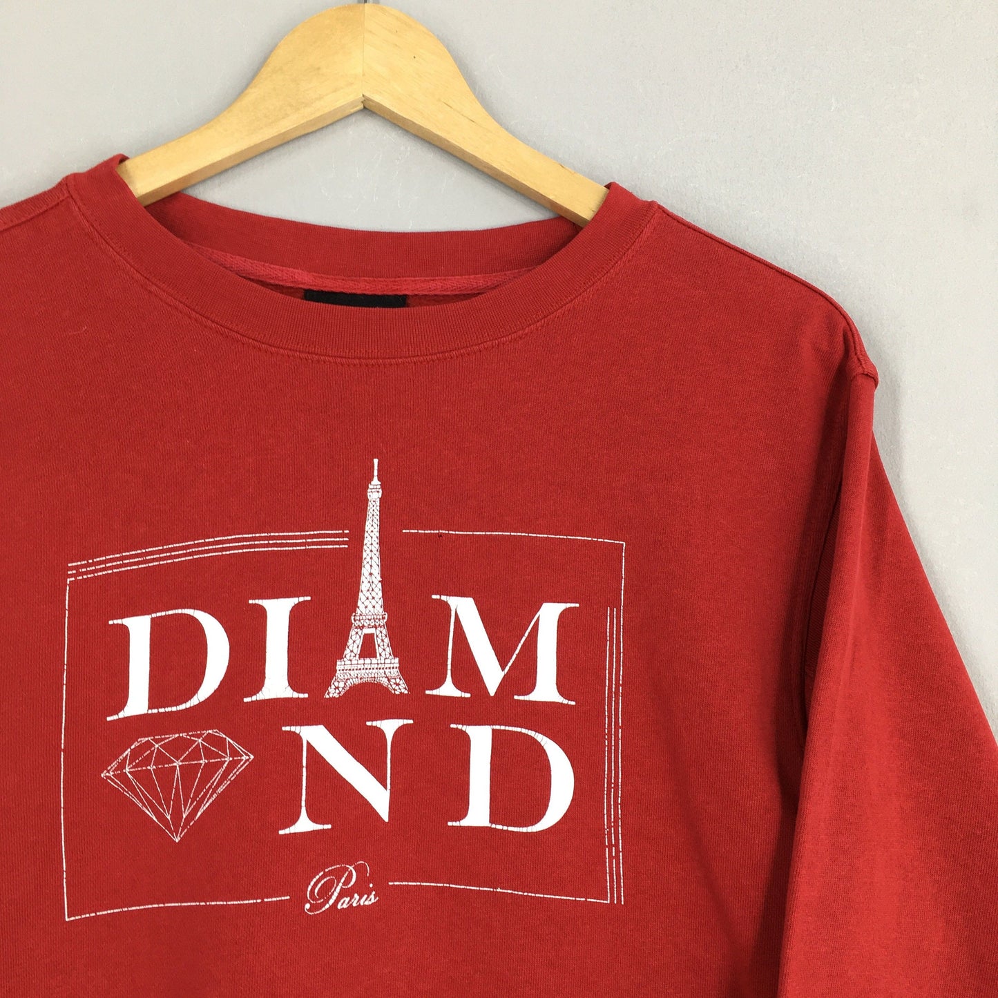 Diamond Supply Co Red Sweater Small