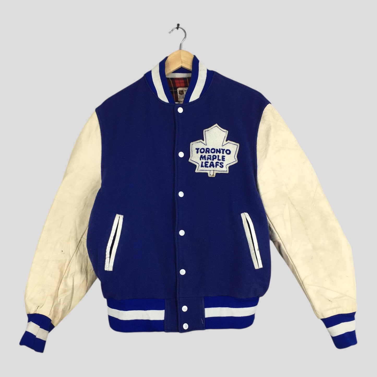 Toronto Maple Leafs Jersey NHL Ice Hockey Jacket Large