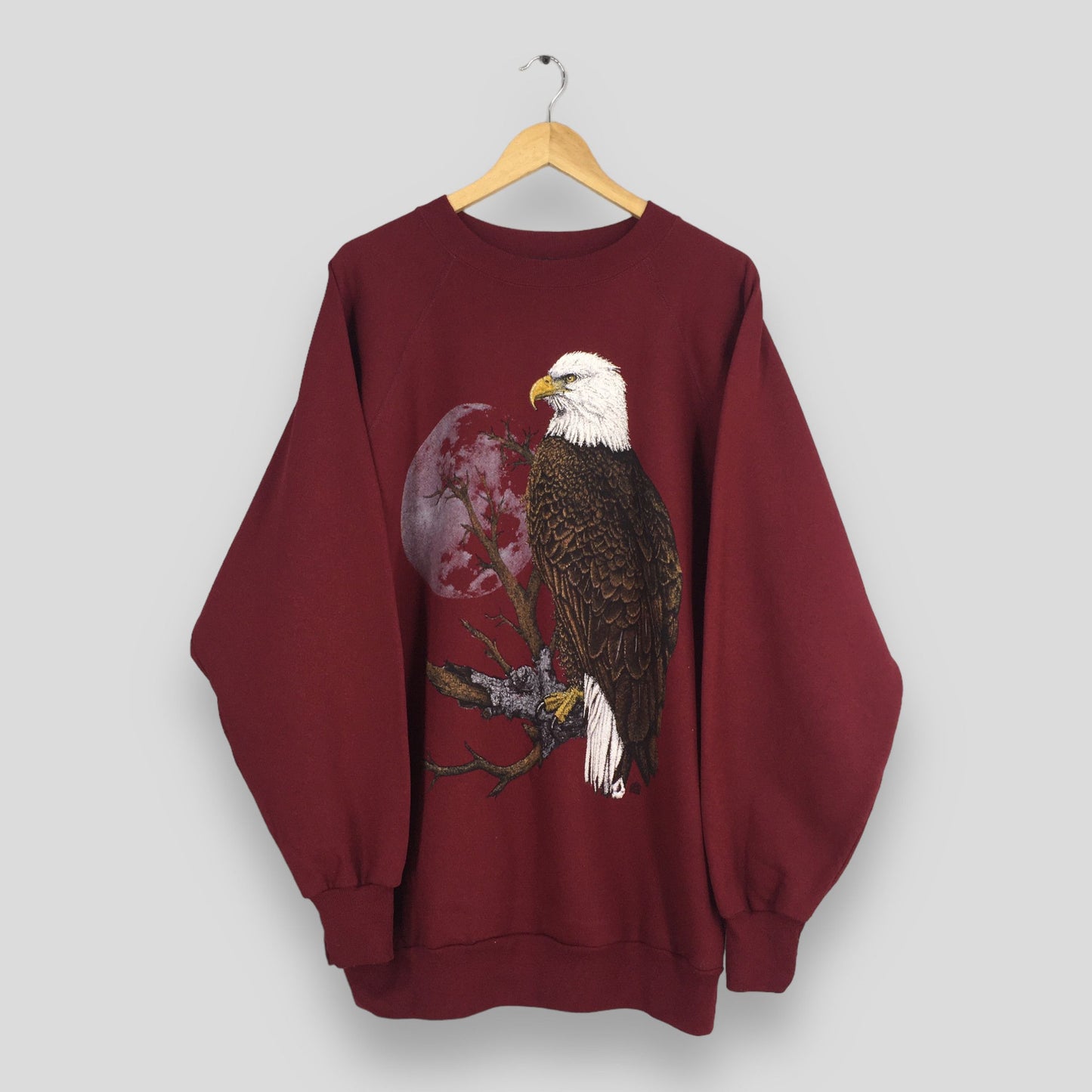 Eagles Animal Red Sweatshirt 3XLarge