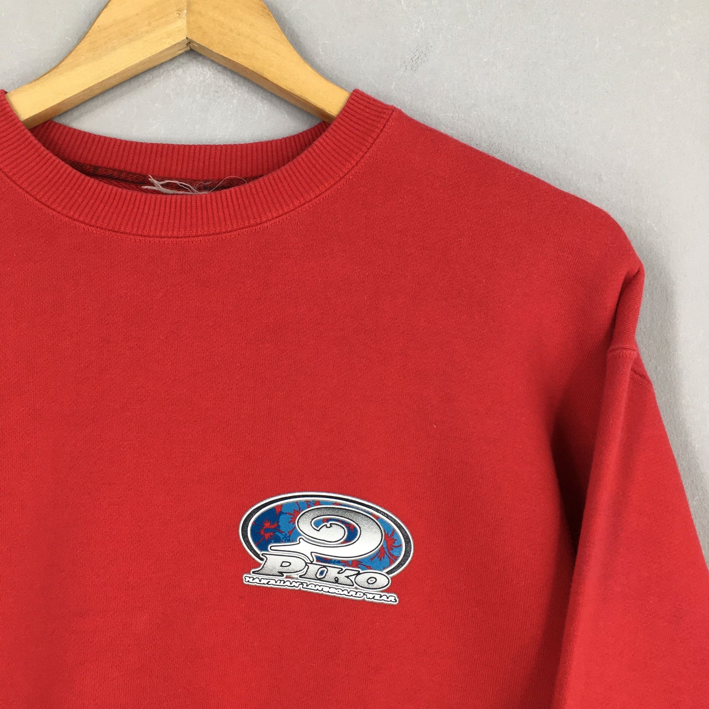 Piko Surf Red Sweatshirt Medium