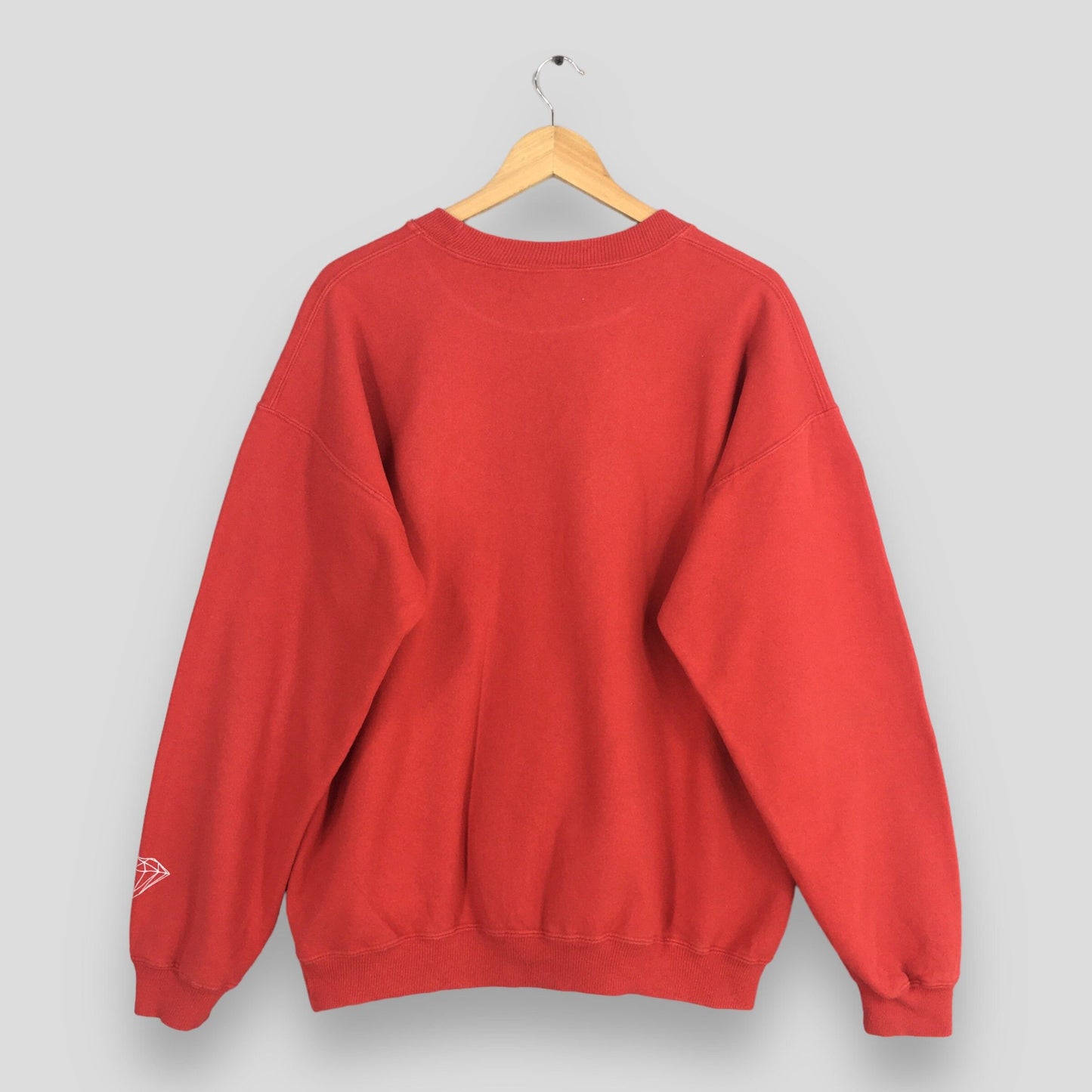 Diamond Supply Co Red Sweater Large