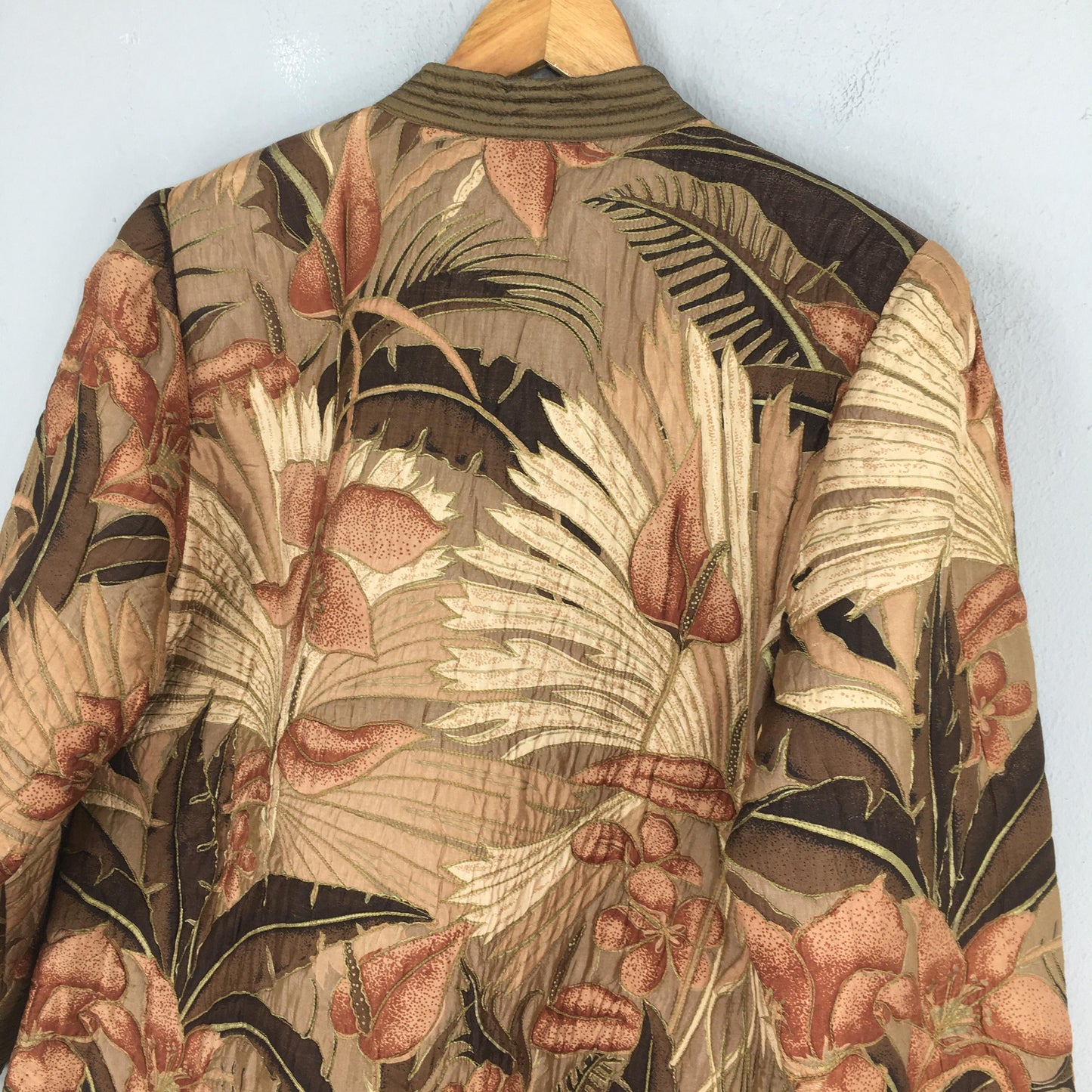 90's Sunny Grace 3D Floral Printed Light Jacket Medium