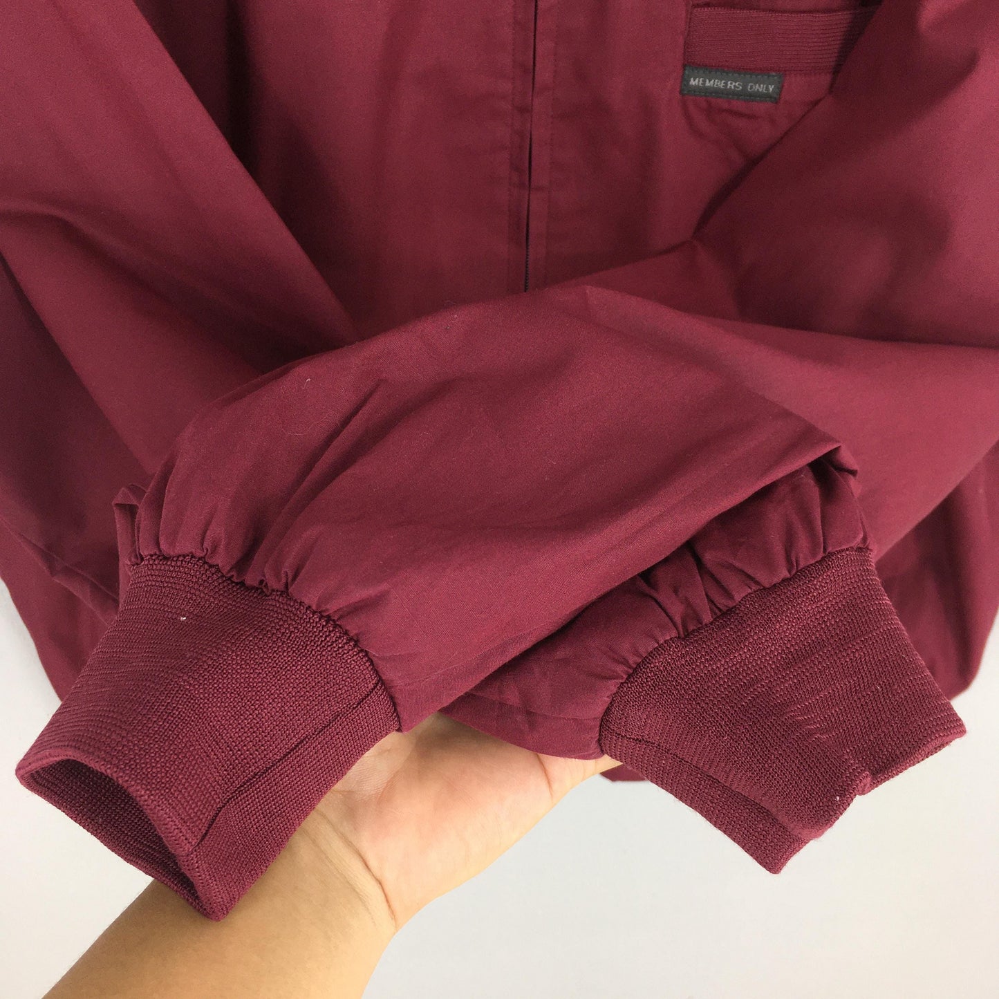 Members Only Harrington Red Jacket Large