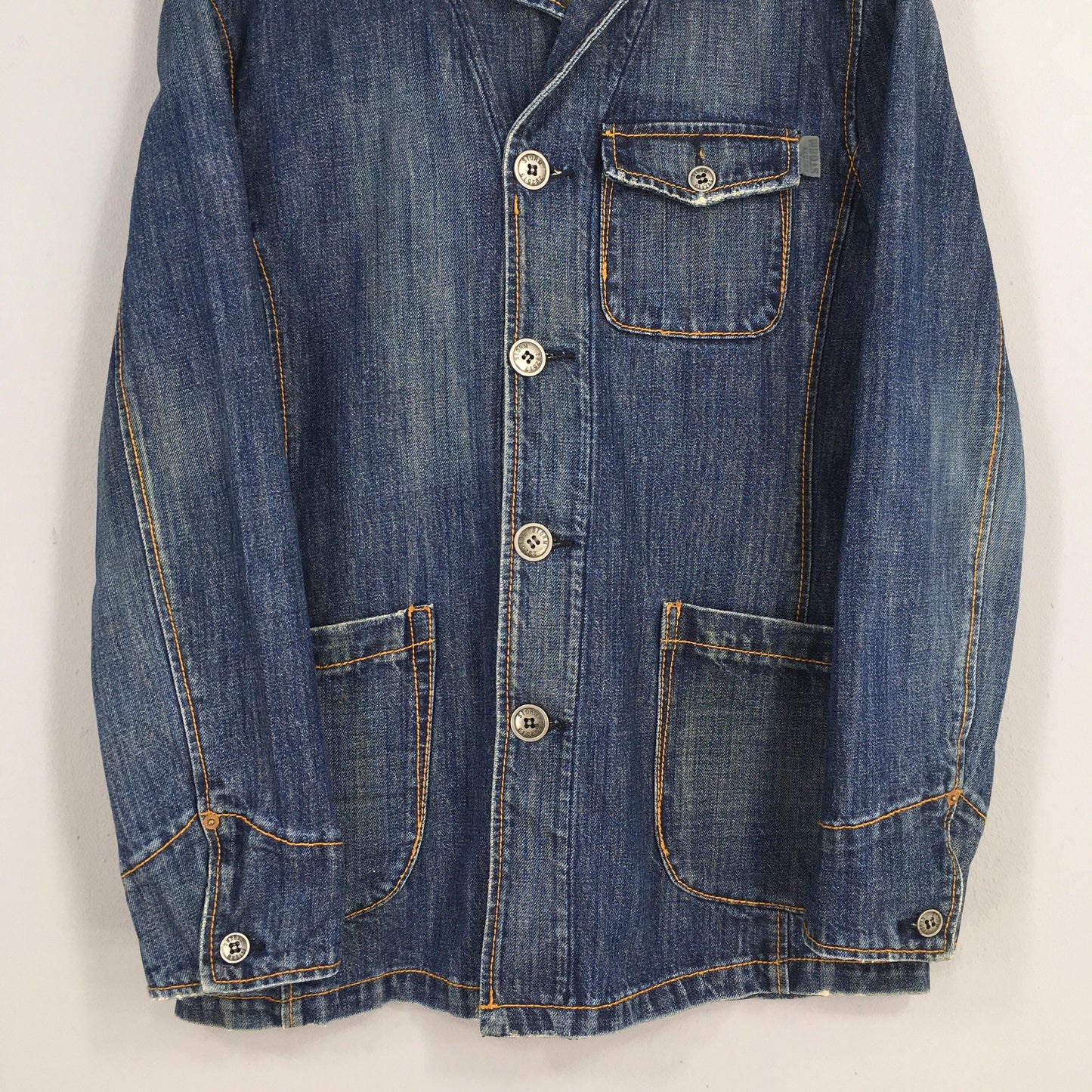 292513 Storm Japanese Denim Workers Jacket Medium