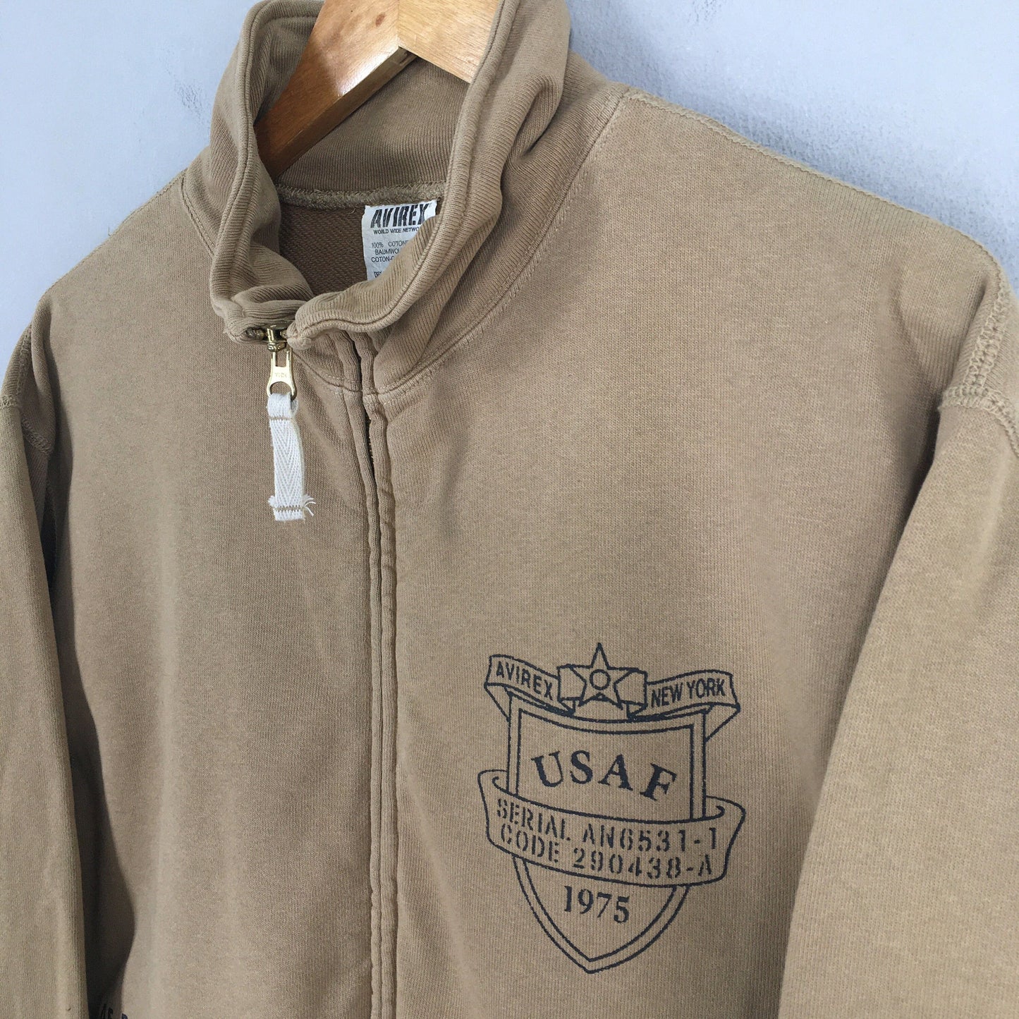 Avirex Usaf Zipper Sweatshirt Medium