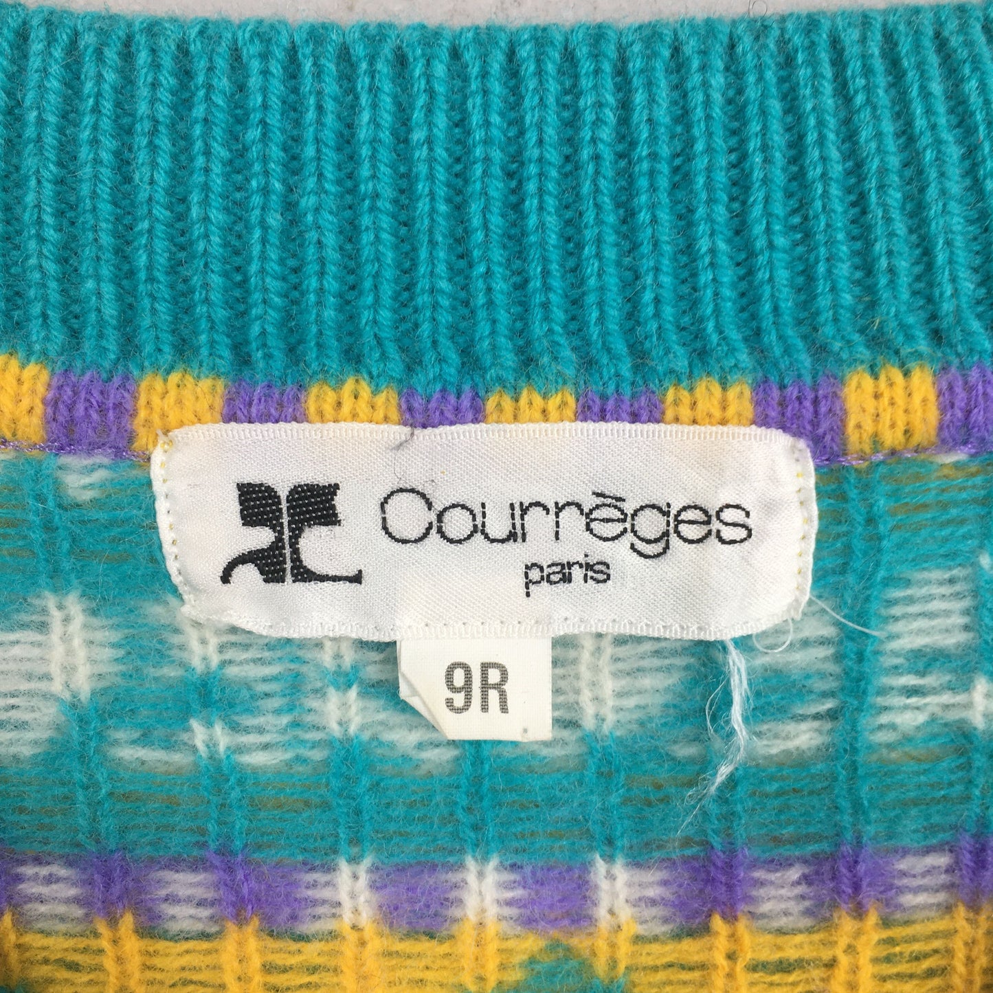 Courreges Paris Knitwear Native Pattern XSmall