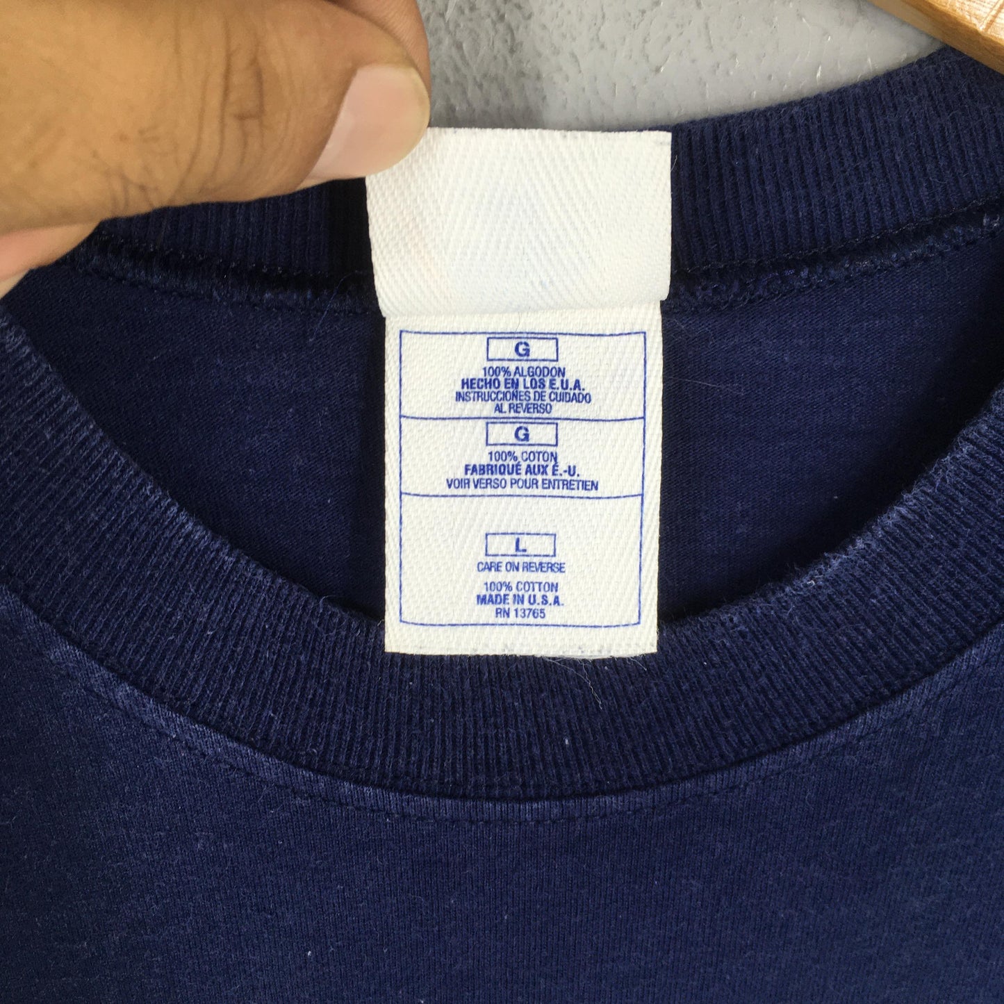 New York Yankees MLB Blue T shirt Large