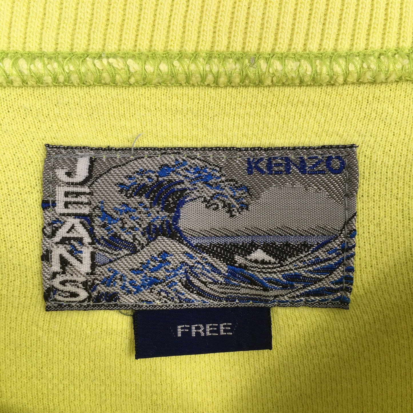 Kenzo Jeans Embroidery Logo Sweatshirt Large