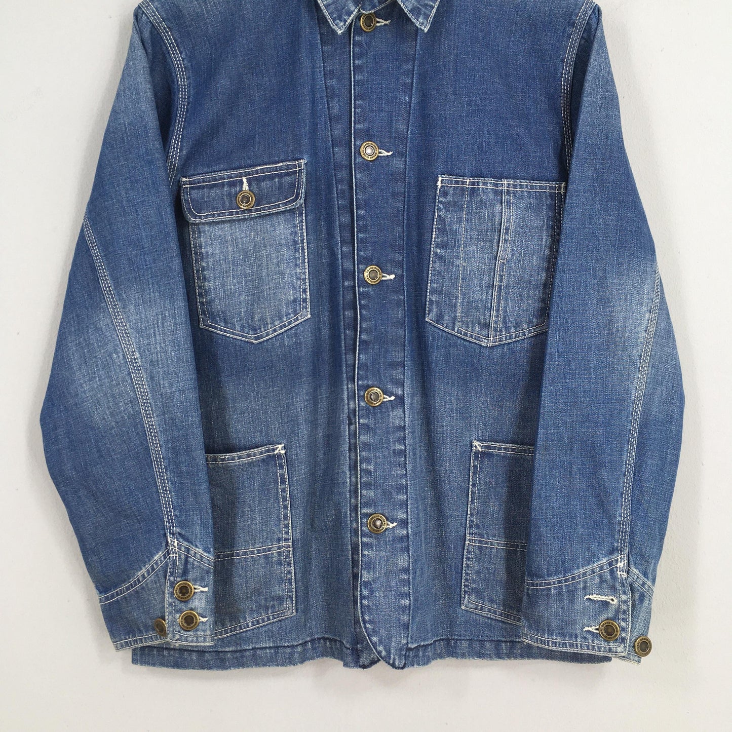 Okayama Japan Denim Chore Workers Jacket Medium